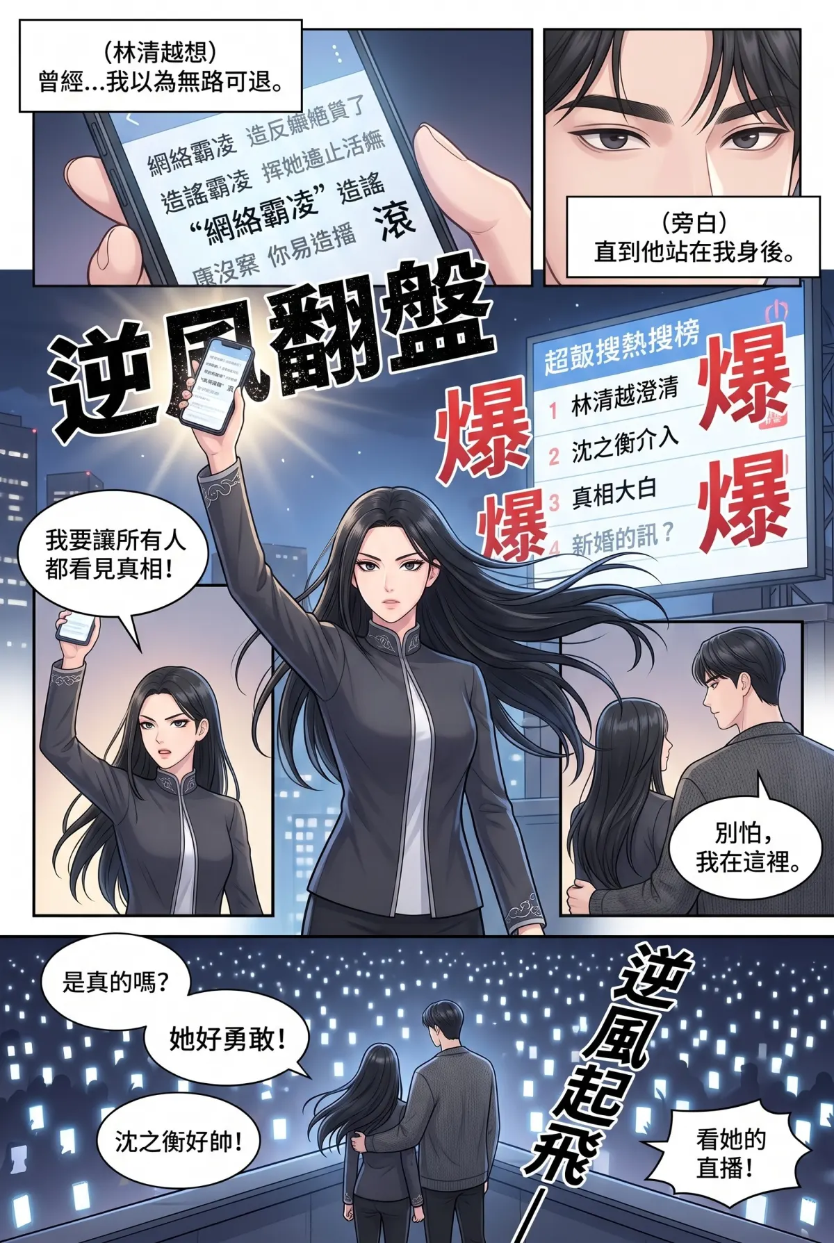 星途重生：從被封殺到全球影后 第 4 集　星途重生：從被封殺到全球影后 - 逆风翻盘 第 1 頁