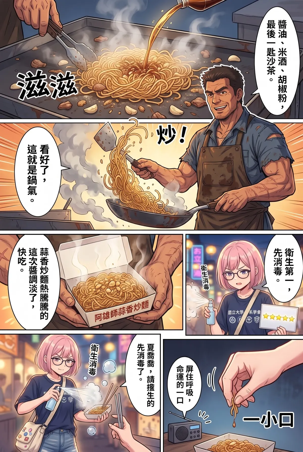 末日鐵板燒：老闆，喪屍要加辣嗎？ 第 2 集　末日鐵板燒：老闆，喪屍要加辣嗎？ - 第二章：奧客女大生的五星考驗 第 11 頁