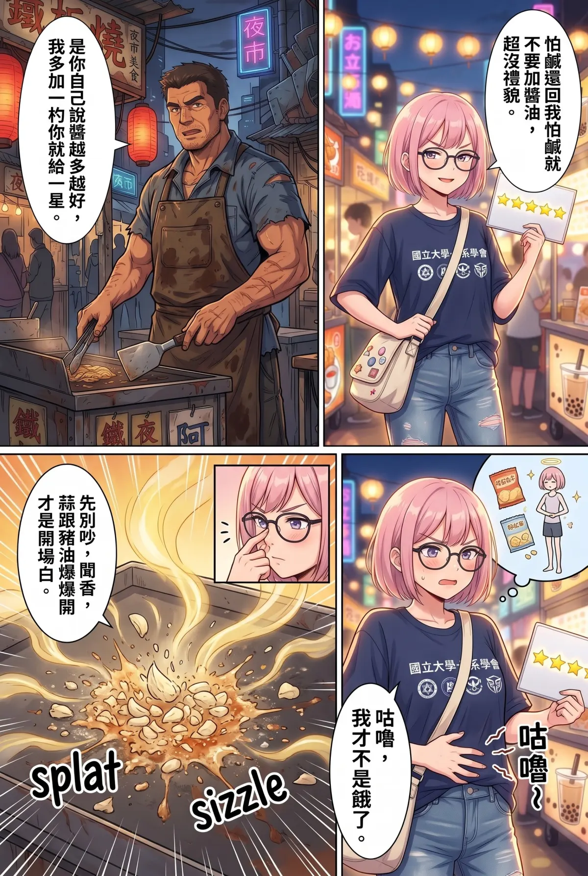 末日鐵板燒：老闆，喪屍要加辣嗎？ 第 2 集　末日鐵板燒：老闆，喪屍要加辣嗎？ - 第二章：奧客女大生的五星考驗 第 10 頁