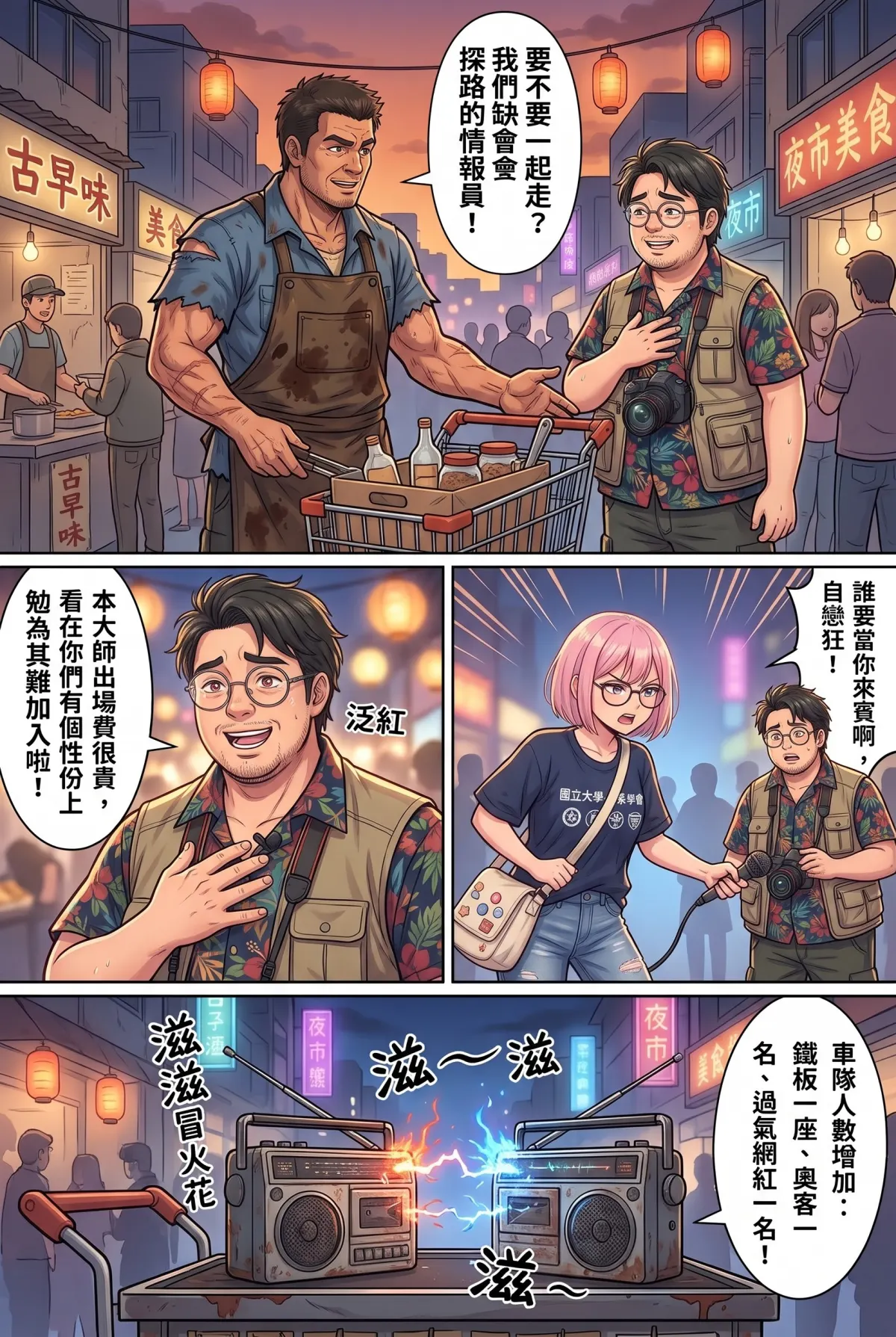 末日鐵板燒：老闆，喪屍要加辣嗎？ 第 3 集　末日鐵板燒：老闆，喪屍要加辣嗎？ - 第三章：過氣部落客的美食雷達 第 16 頁