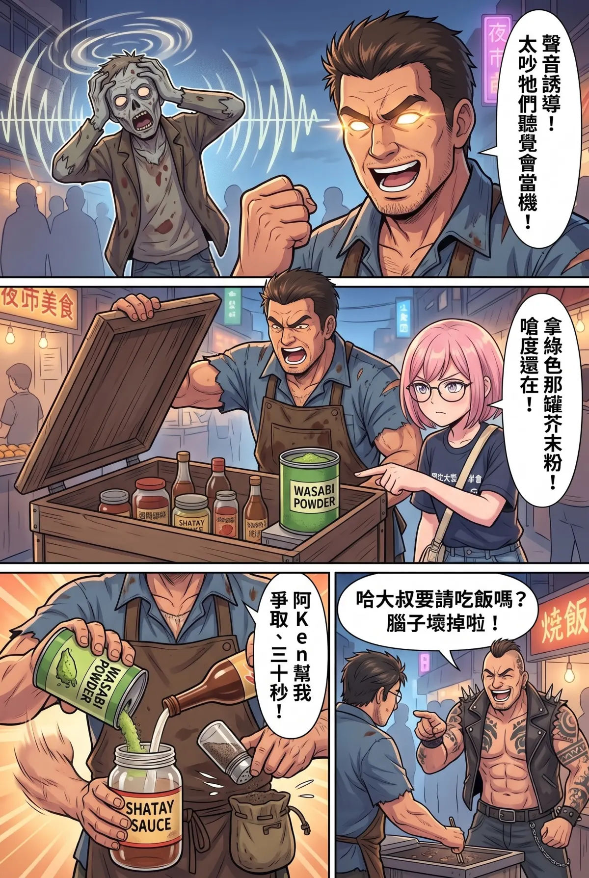 末日鐵板燒：老闆，喪屍要加辣嗎？ 第 3 集　末日鐵板燒：老闆，喪屍要加辣嗎？ - 第三章：過氣部落客的美食雷達 第 13 頁