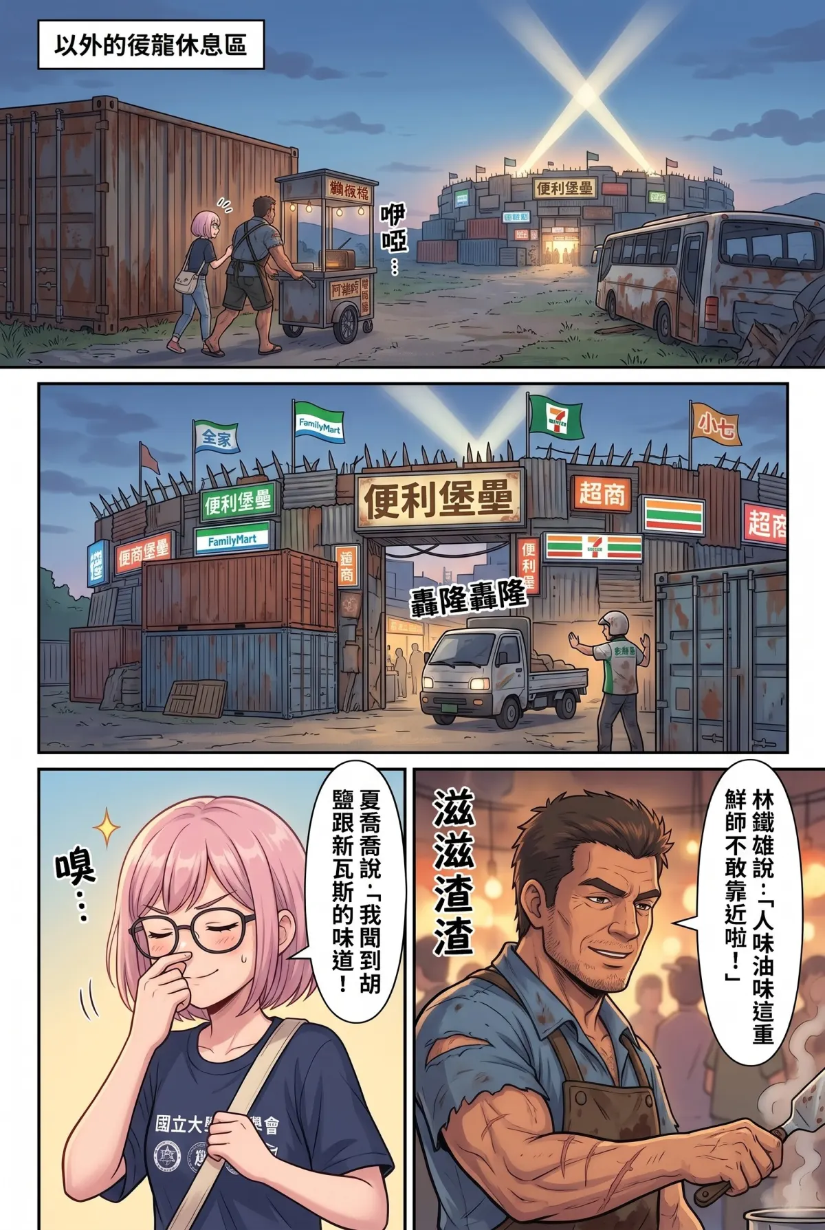末日鐵板燒：老闆，喪屍要加辣嗎？ 第 3 集　末日鐵板燒：老闆，喪屍要加辣嗎？ - 第三章：過氣部落客的美食雷達 第 5 頁
