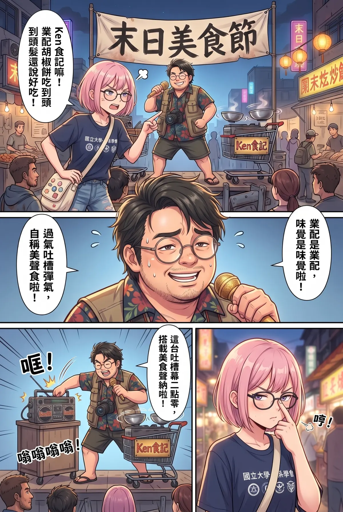 末日鐵板燒：老闆，喪屍要加辣嗎？ 第 3 集　末日鐵板燒：老闆，喪屍要加辣嗎？ - 第三章：過氣部落客的美食雷達 第 10 頁