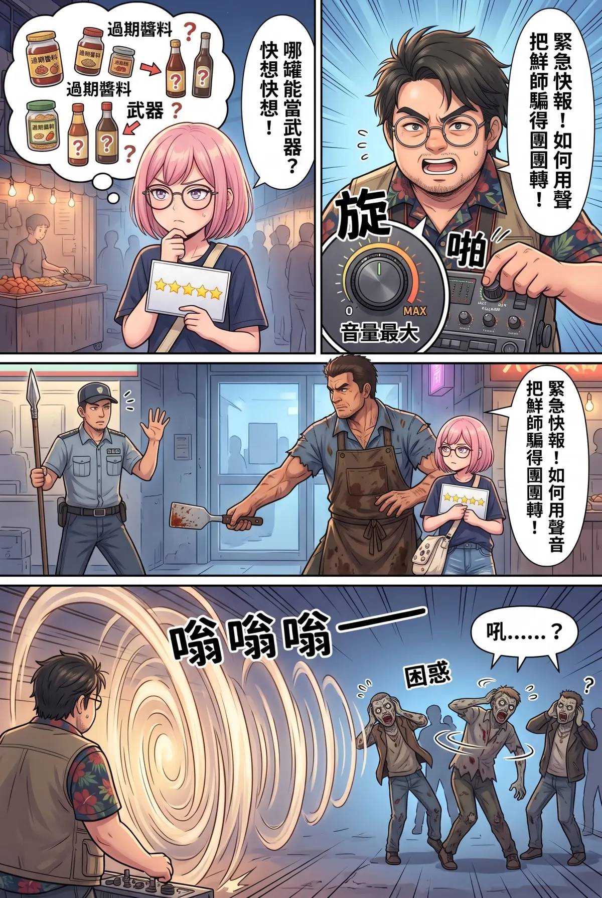 末日鐵板燒：老闆，喪屍要加辣嗎？ 第 3 集　末日鐵板燒：老闆，喪屍要加辣嗎？ - 第三章：過氣部落客的美食雷達 第 12 頁