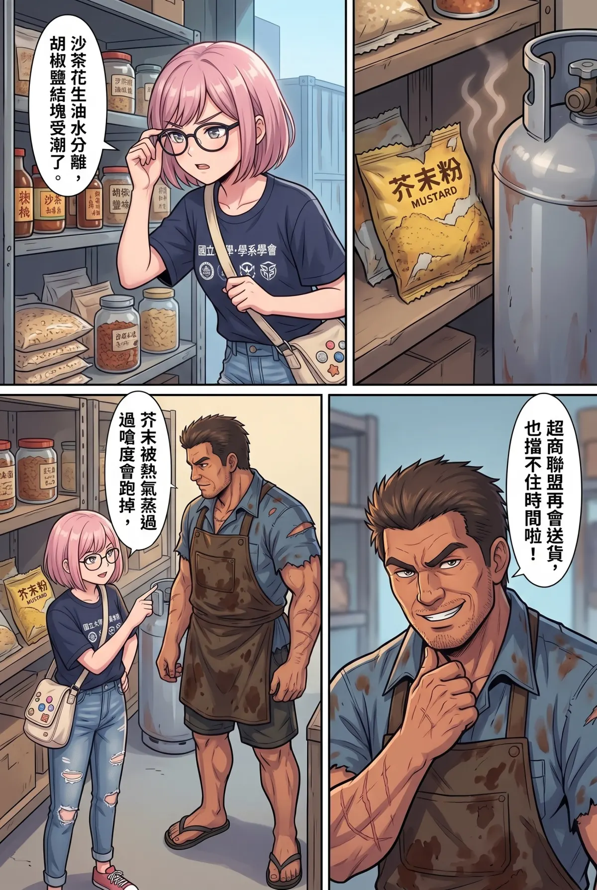 末日鐵板燒：老闆，喪屍要加辣嗎？ 第 3 集　末日鐵板燒：老闆，喪屍要加辣嗎？ - 第三章：過氣部落客的美食雷達 第 8 頁