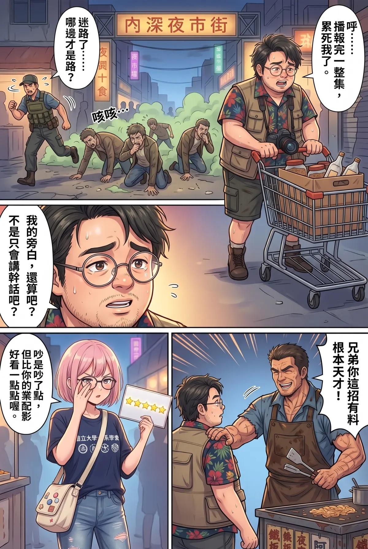 末日鐵板燒：老闆，喪屍要加辣嗎？ 第 3 集　末日鐵板燒：老闆，喪屍要加辣嗎？ - 第三章：過氣部落客的美食雷達 第 15 頁