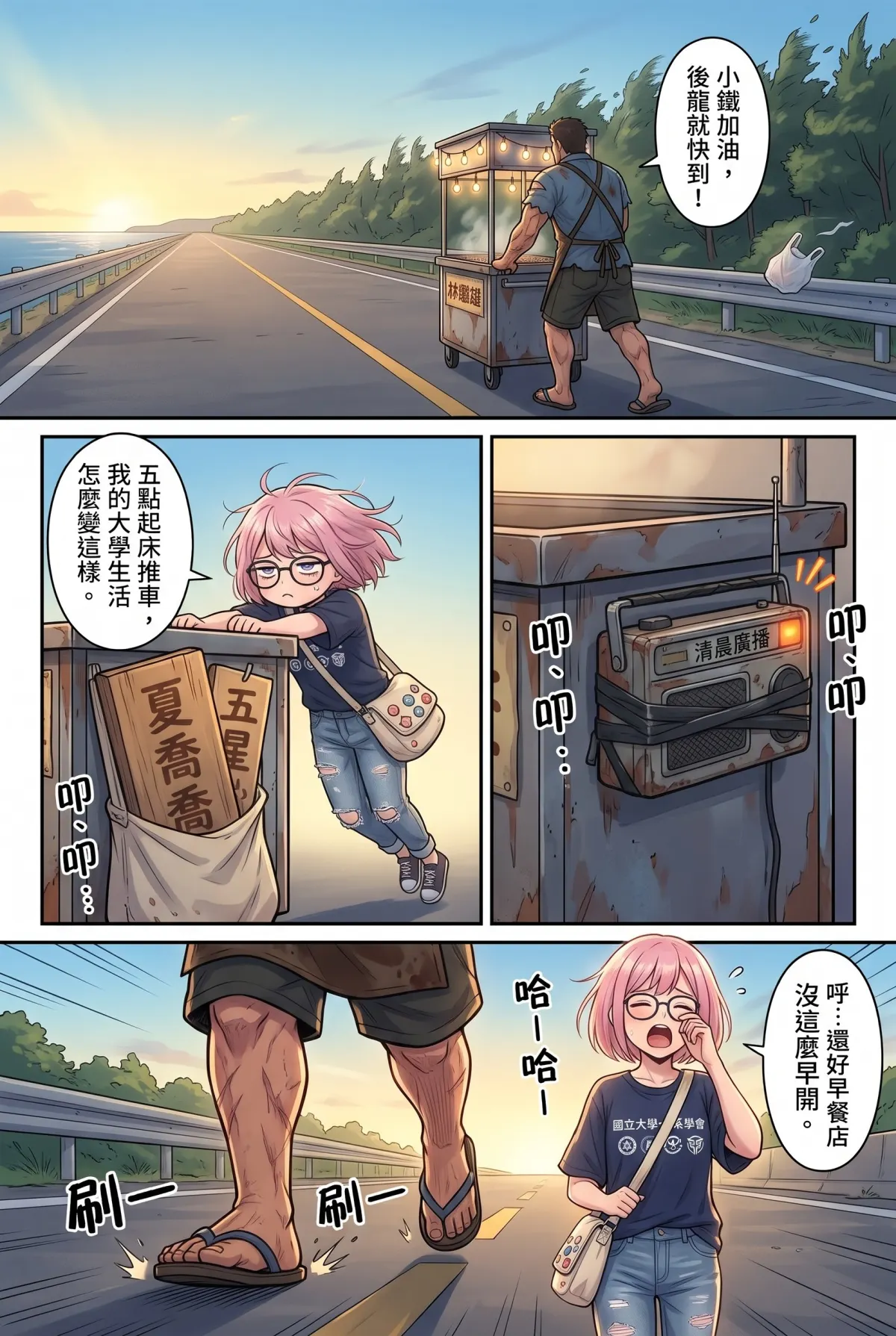 末日鐵板燒：老闆，喪屍要加辣嗎？ 第 3 集　末日鐵板燒：老闆，喪屍要加辣嗎？ - 第三章：過氣部落客的美食雷達 第 2 頁