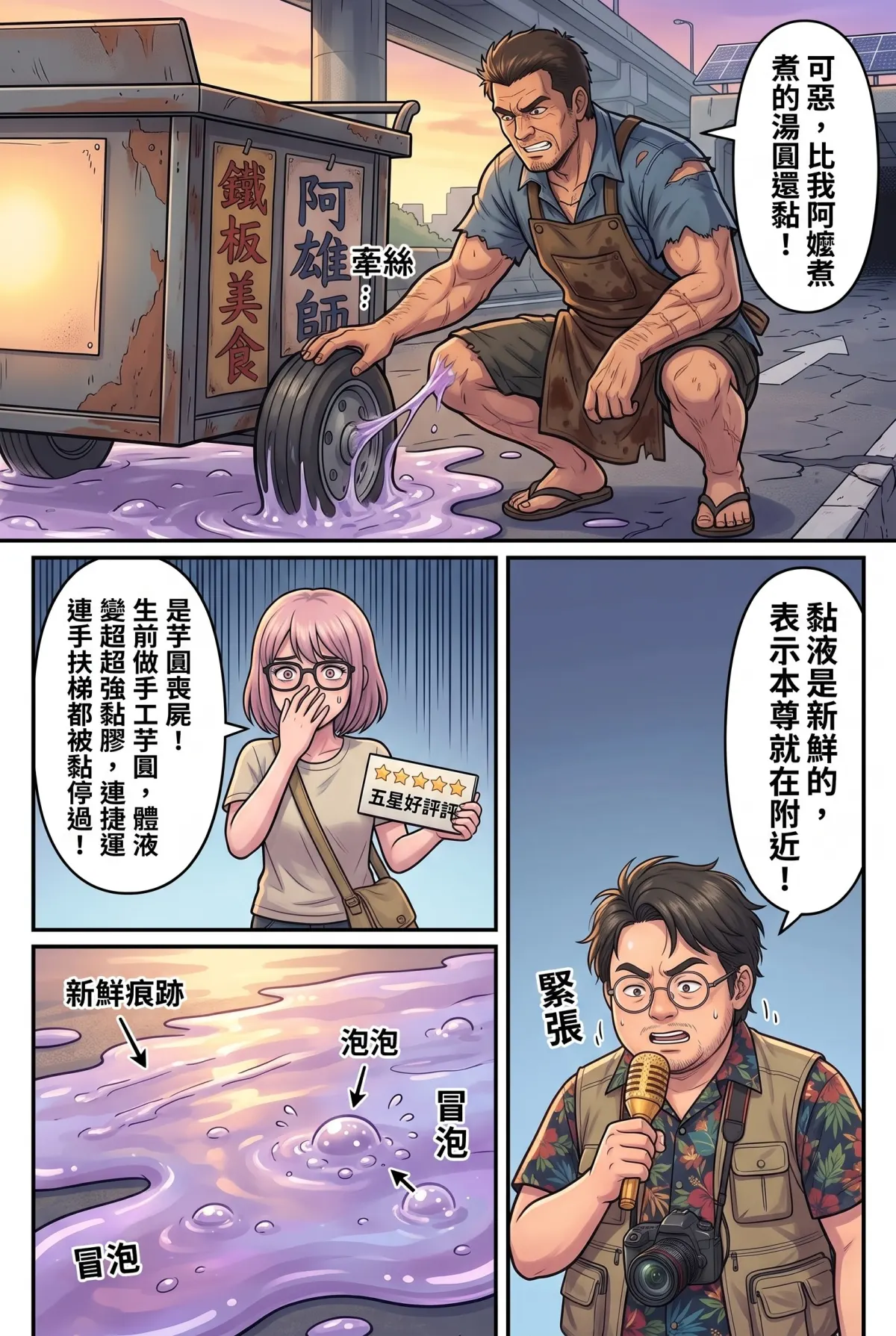 末日鐵板燒：老闆，喪屍要加辣嗎？ 第 4 集　末日鐵板燒：老闆，喪屍要加辣嗎？ - 第四章：偶像的螢光棒求救信號 第 4 頁