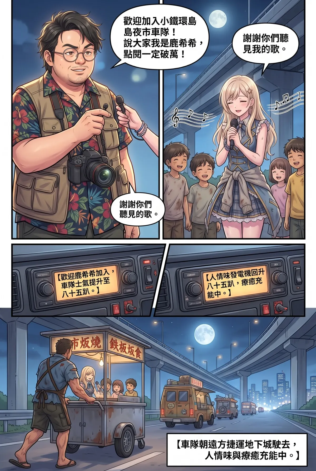 末日鐵板燒：老闆，喪屍要加辣嗎？ 第 4 集　末日鐵板燒：老闆，喪屍要加辣嗎？ - 第四章：偶像的螢光棒求救信號 第 16 頁