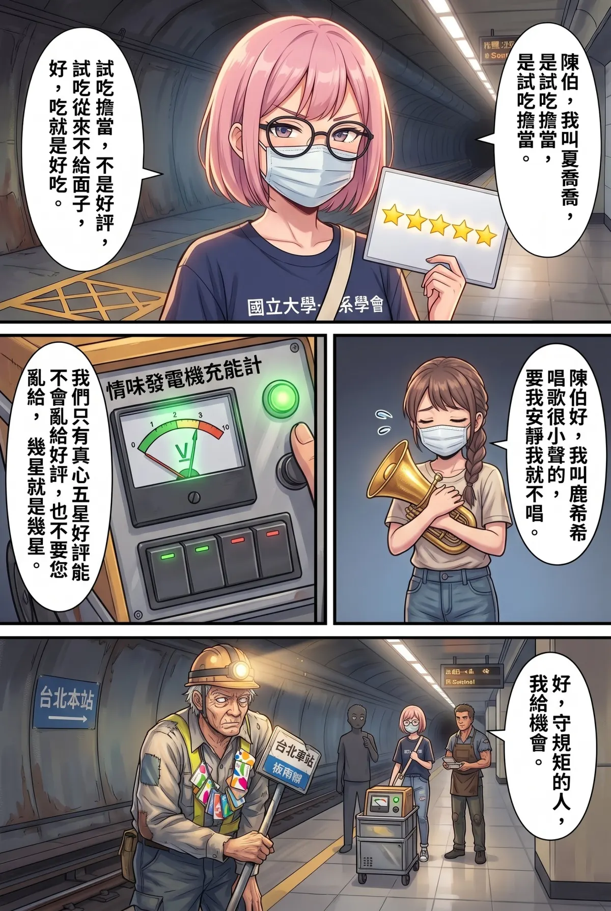 末日鐵板燒：老闆，喪屍要加辣嗎？ 第 5 集　末日鐵板燒：老闆，喪屍要加辣嗎？ - 第五章：捷運洞穴人的地下迷宮 第 10 頁