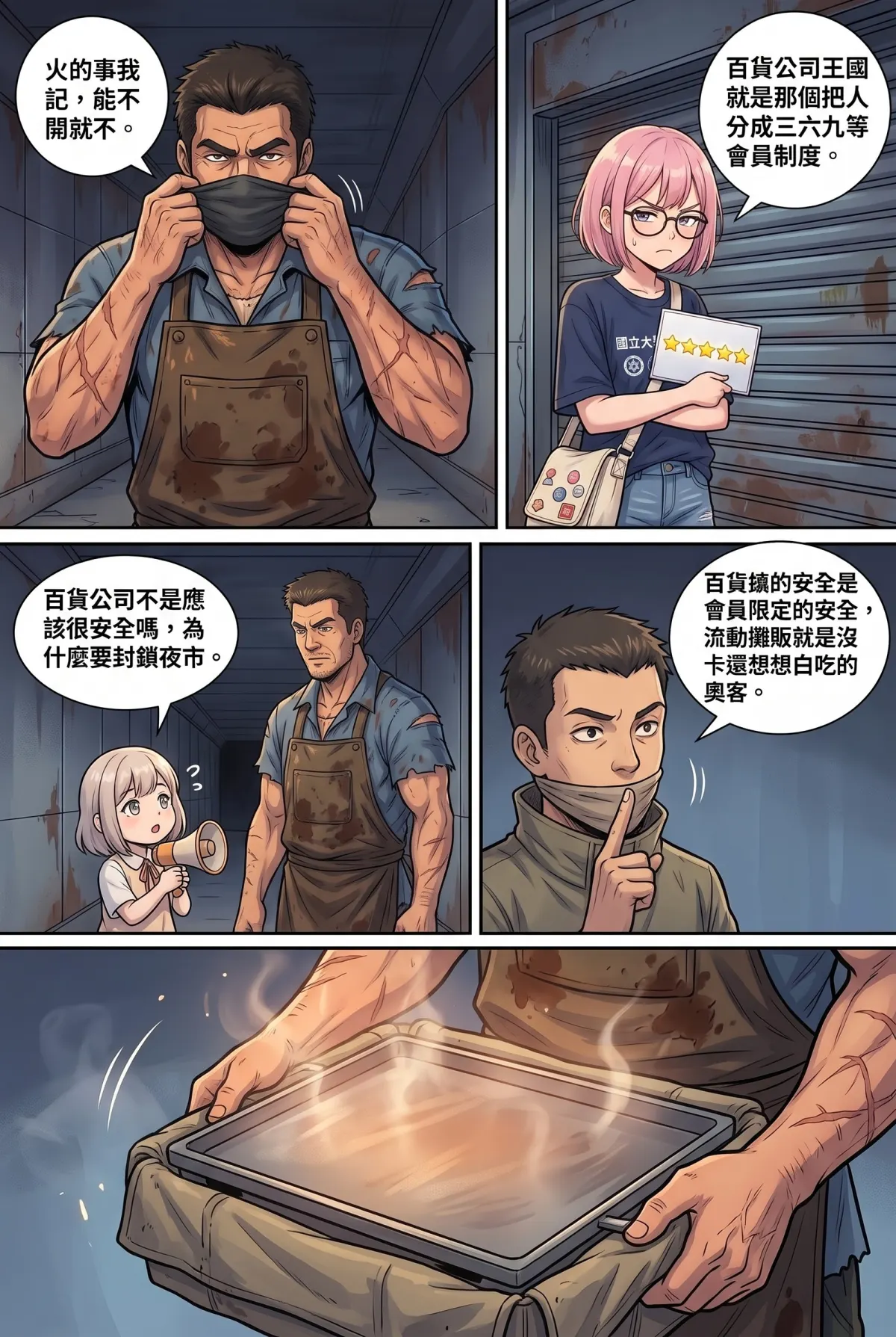 末日鐵板燒：老闆，喪屍要加辣嗎？ 第 6 集　末日鐵板燒：老闆，喪屍要加辣嗎？ - 第六章：百貨王國的會員卡戰爭 第 6 頁