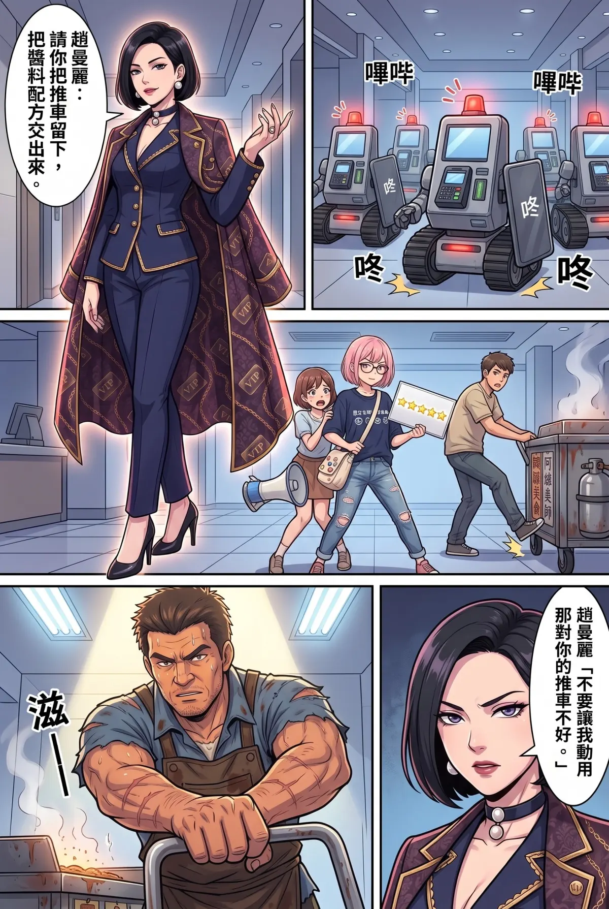 末日鐵板燒：老闆，喪屍要加辣嗎？ 第 6 集　末日鐵板燒：老闆，喪屍要加辣嗎？ - 第六章：百貨王國的會員卡戰爭 第 13 頁