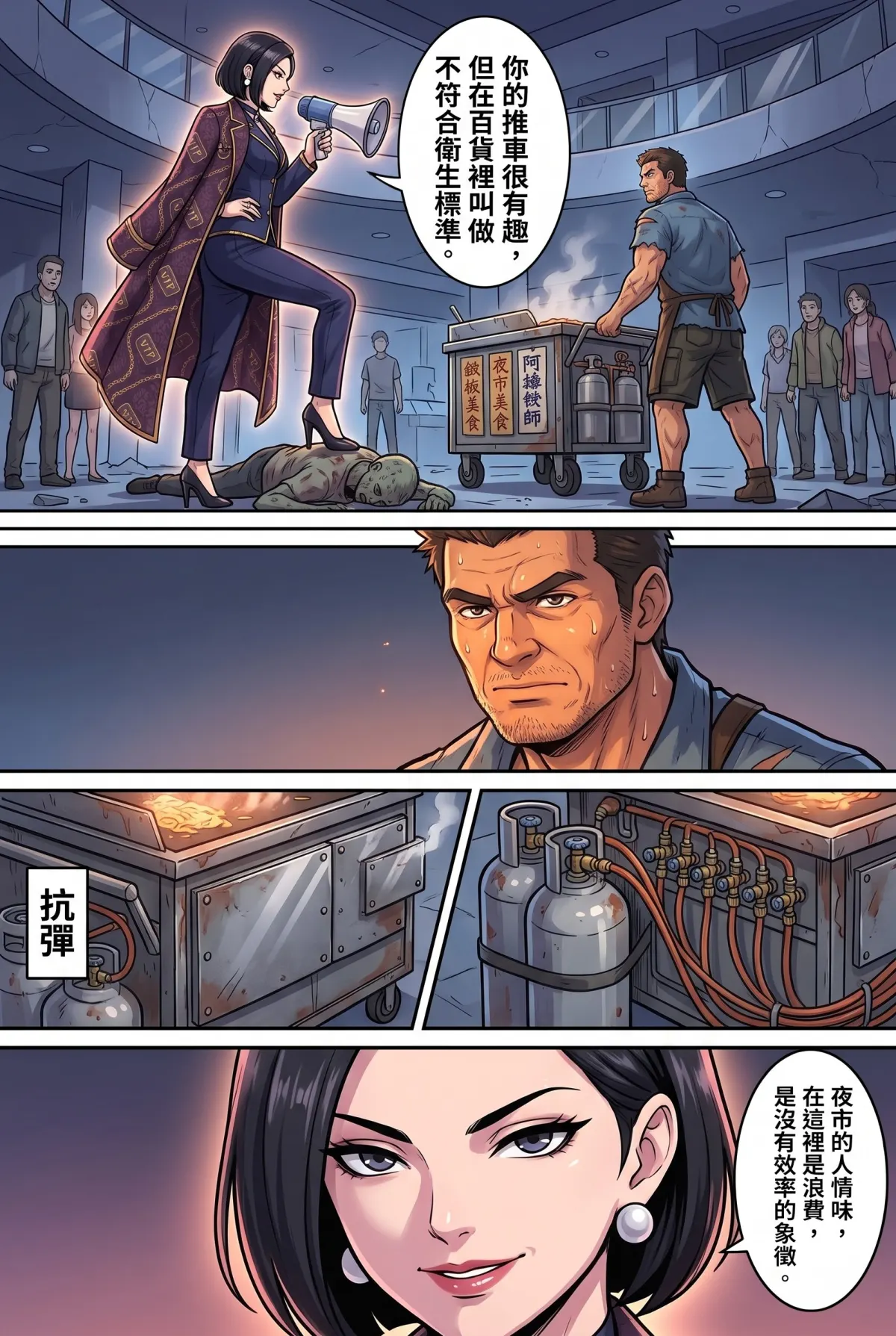 末日鐵板燒：老闆，喪屍要加辣嗎？ 第 6 集　末日鐵板燒：老闆，喪屍要加辣嗎？ - 第六章：百貨王國的會員卡戰爭 第 11 頁