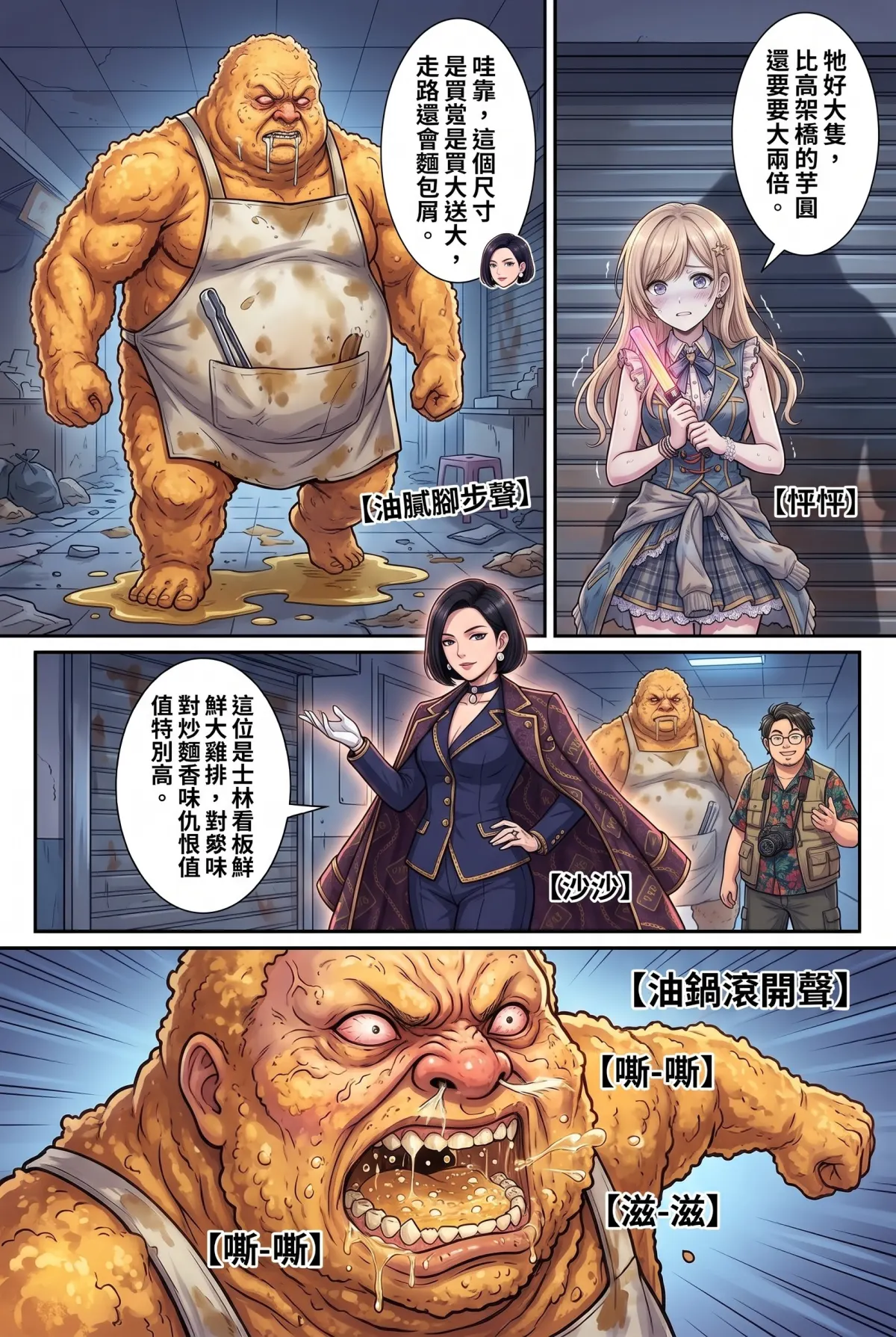 末日鐵板燒：老闆，喪屍要加辣嗎？ 第 7 集　末日鐵板燒：老闆，喪屍要加辣嗎？ - 第七章：大雞排喪屍與經濟封鎖 第 6 頁
