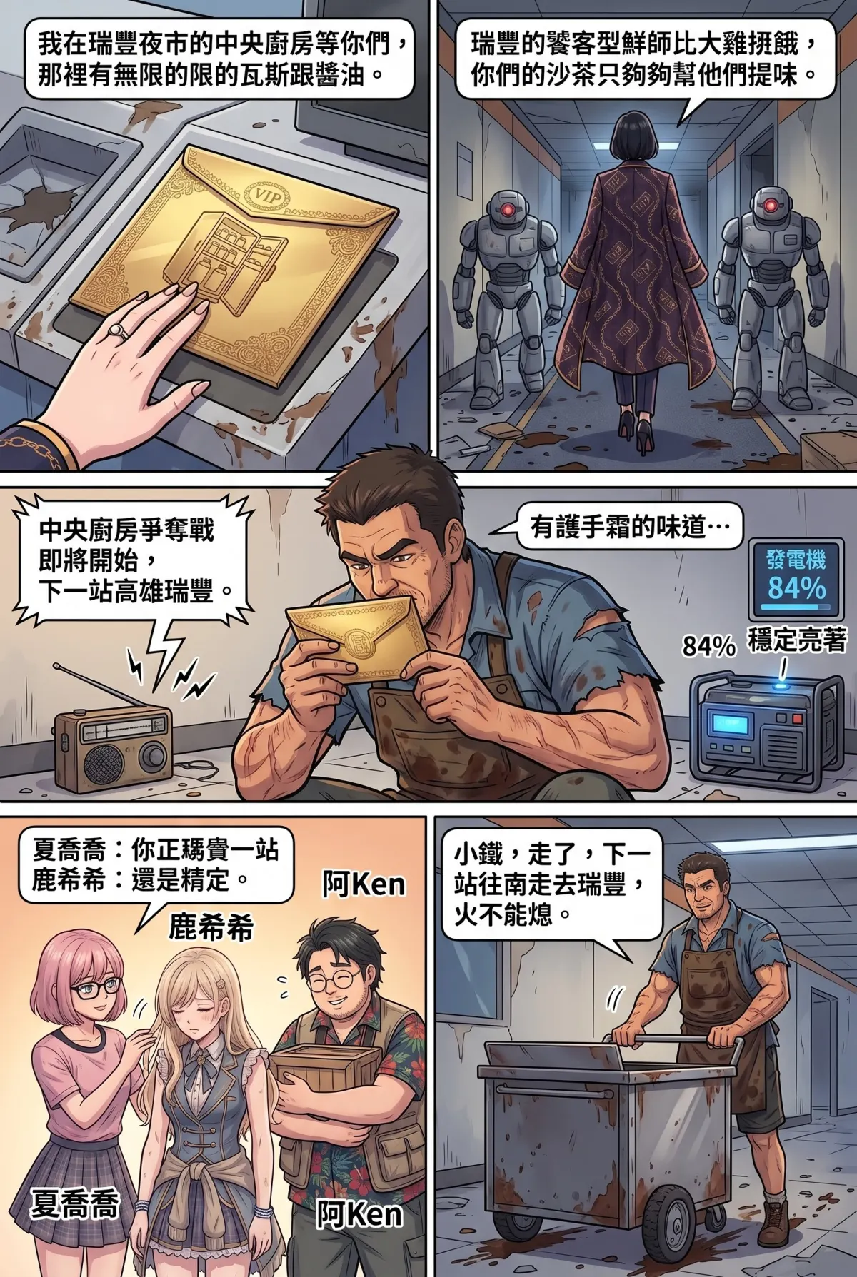 末日鐵板燒：老闆，喪屍要加辣嗎？ 第 7 集　末日鐵板燒：老闆，喪屍要加辣嗎？ - 第七章：大雞排喪屍與經濟封鎖 第 16 頁