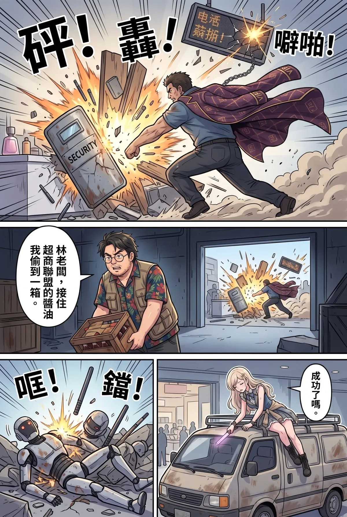 末日鐵板燒：老闆，喪屍要加辣嗎？ 第 7 集　末日鐵板燒：老闆，喪屍要加辣嗎？ - 第七章：大雞排喪屍與經濟封鎖 第 13 頁