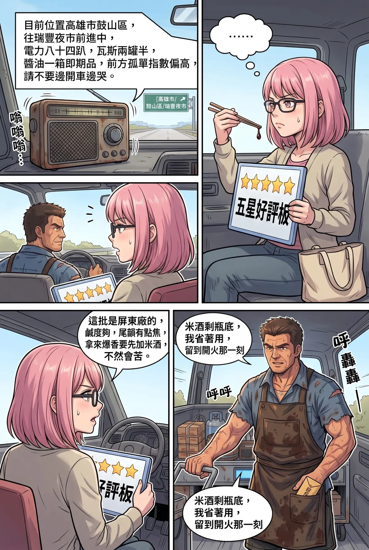 末日鐵板燒：老闆，喪屍要加辣嗎？ 第 8 集　末日鐵板燒：老闆，喪屍要加辣嗎？ - 第八章：高雄瑞豐的最後霓虹 第 3 頁