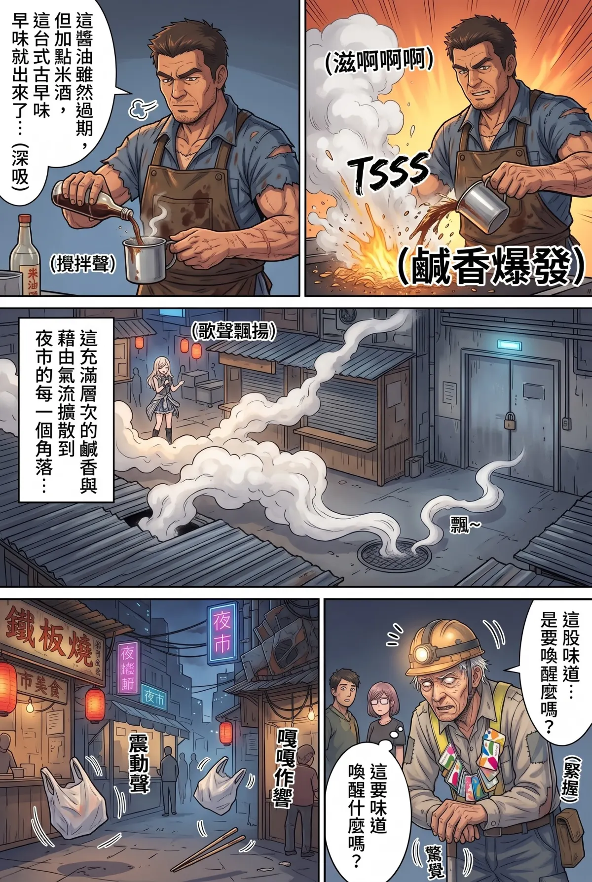 末日鐵板燒：老闆，喪屍要加辣嗎？ 第 8 集　末日鐵板燒：老闆，喪屍要加辣嗎？ - 第八章：高雄瑞豐的最後霓虹 第 17 頁