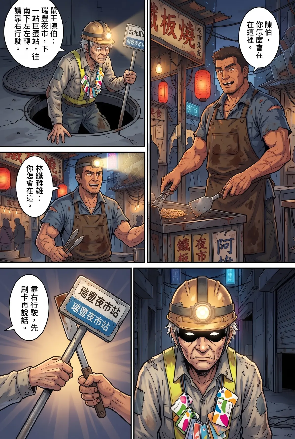 末日鐵板燒：老闆，喪屍要加辣嗎？ 第 8 集　末日鐵板燒：老闆，喪屍要加辣嗎？ - 第八章：高雄瑞豐的最後霓虹 第 8 頁