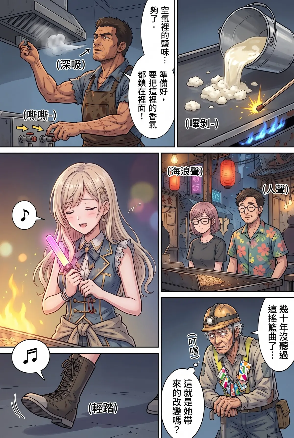末日鐵板燒：老闆，喪屍要加辣嗎？ 第 8 集　末日鐵板燒：老闆，喪屍要加辣嗎？ - 第八章：高雄瑞豐的最後霓虹 第 16 頁