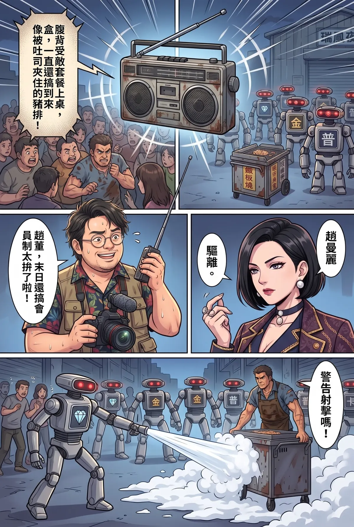 末日鐵板燒：老闆，喪屍要加辣嗎？ 第 9 集　末日鐵板燒：老闆，喪屍要加辣嗎？ - 第九章：中央廚房争夺戰 第 10 頁