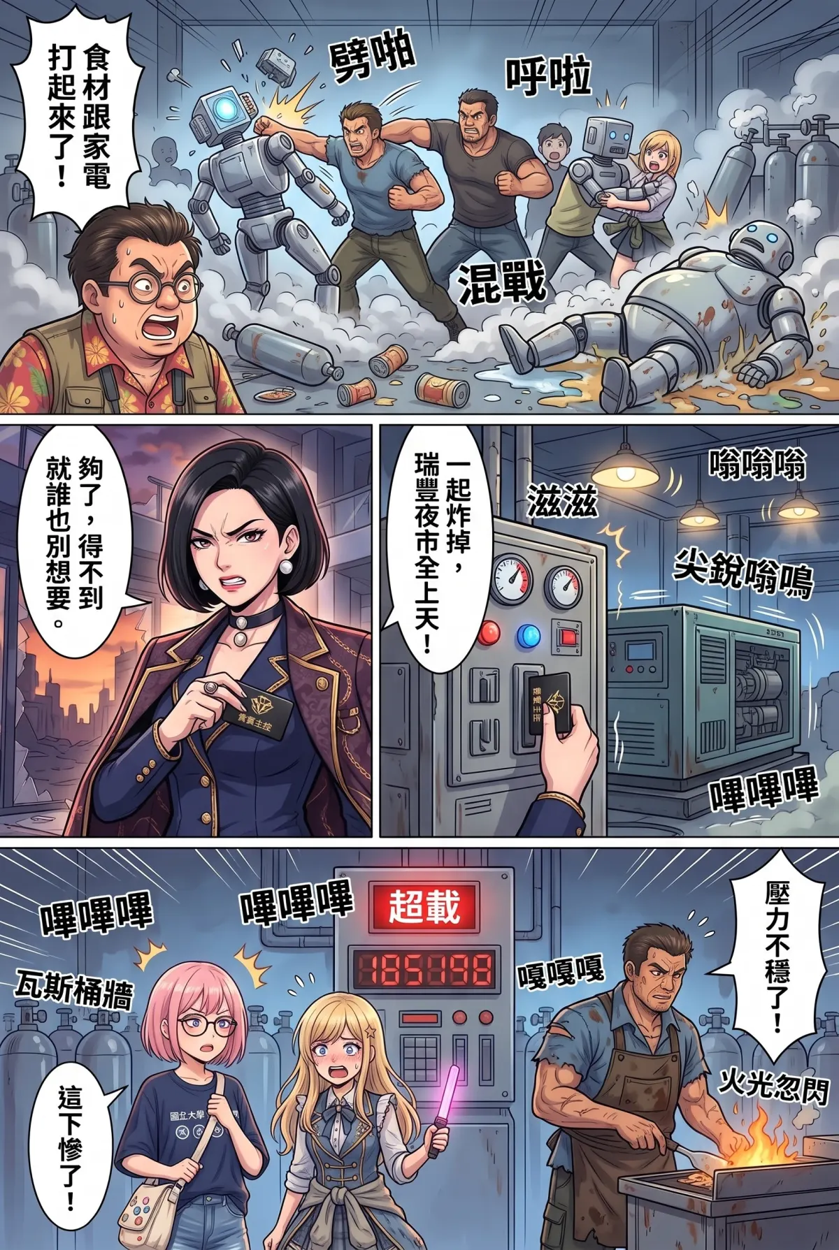 末日鐵板燒：老闆，喪屍要加辣嗎？ 第 9 集　末日鐵板燒：老闆，喪屍要加辣嗎？ - 第九章：中央廚房争夺戰 第 15 頁