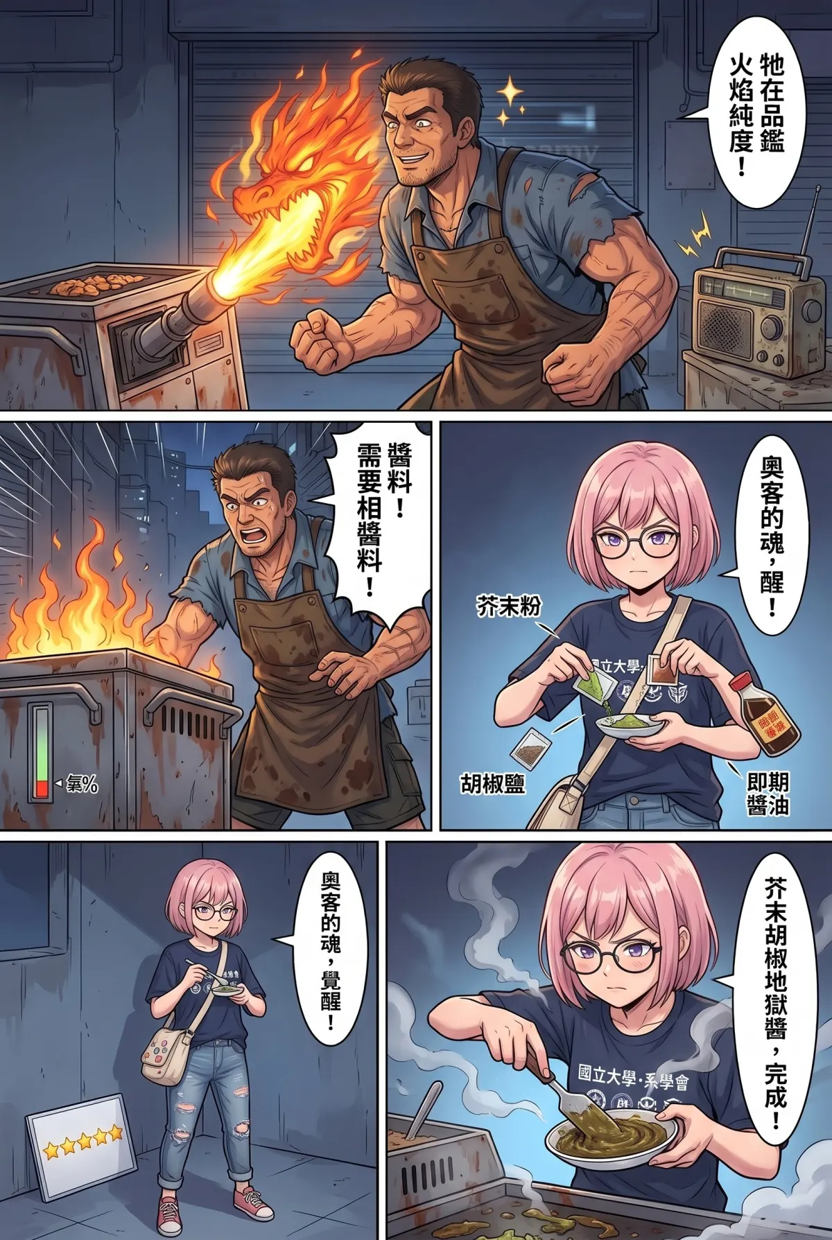 末日鐵板燒：老闆，喪屍要加辣嗎？ 第 9 集　末日鐵板燒：老闆，喪屍要加辣嗎？ - 第九章：中央廚房争夺戰 第 12 頁