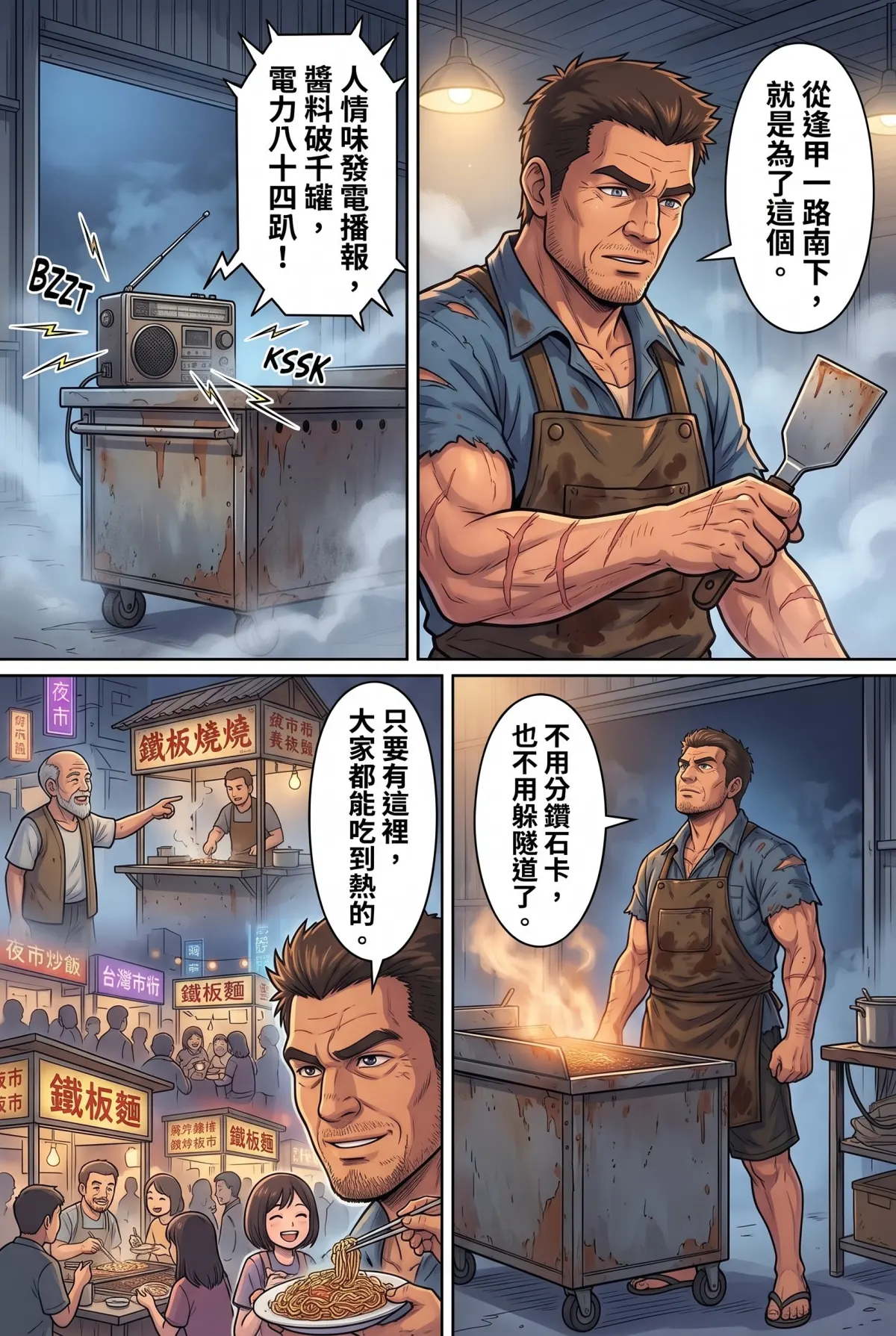 末日鐵板燒：老闆，喪屍要加辣嗎？ 第 9 集　末日鐵板燒：老闆，喪屍要加辣嗎？ - 第九章：中央廚房争夺戰 第 5 頁