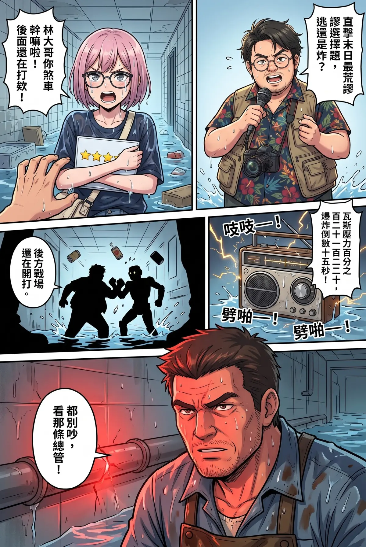 末日鐵板燒：老闆，喪屍要加辣嗎？ 第 10 集　末日鐵板燒：老闆，喪屍要加辣嗎？ - 第十章：鐵板還熱著，人就還活著 第 4 頁