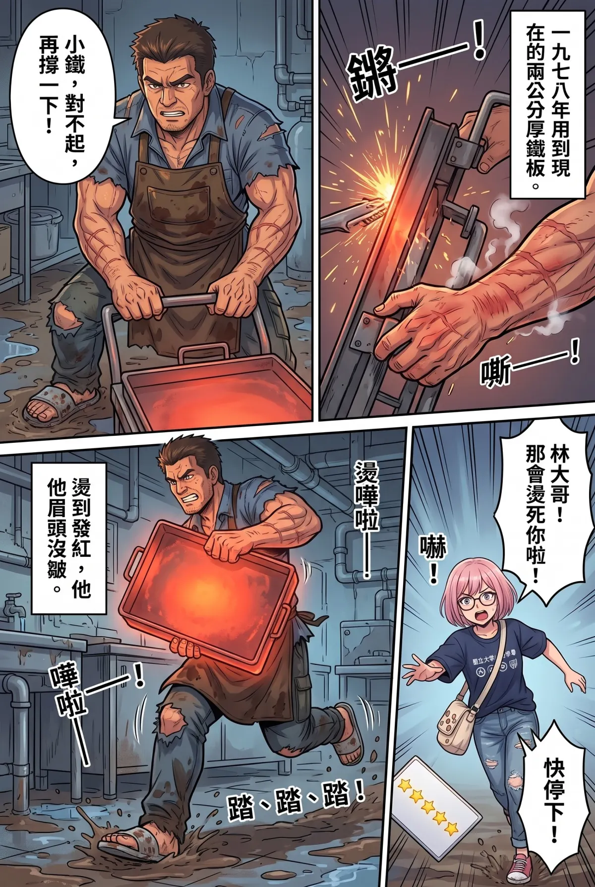 末日鐵板燒：老闆，喪屍要加辣嗎？ 第 10 集　末日鐵板燒：老闆，喪屍要加辣嗎？ - 第十章：鐵板還熱著，人就還活著 第 6 頁