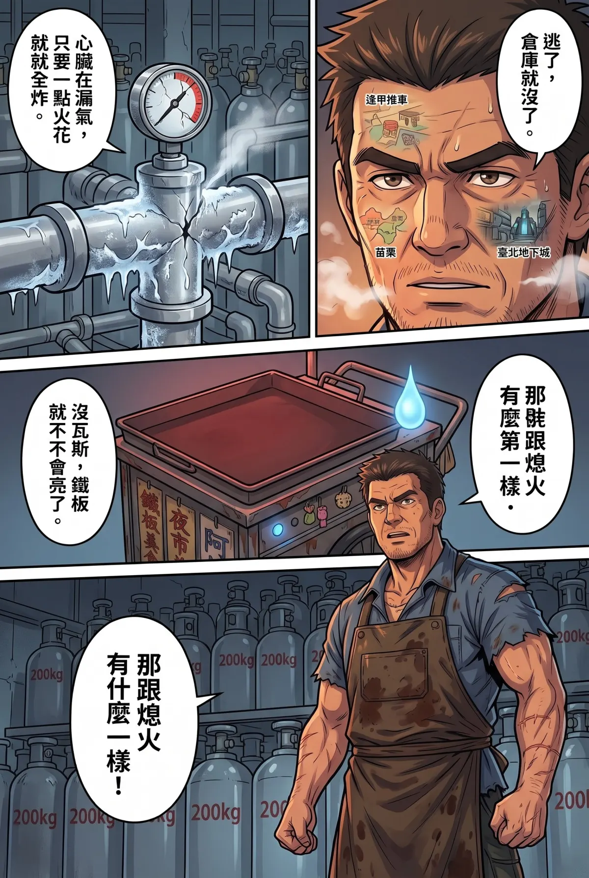 末日鐵板燒：老闆，喪屍要加辣嗎？ 第 10 集　末日鐵板燒：老闆，喪屍要加辣嗎？ - 第十章：鐵板還熱著，人就還活著 第 5 頁