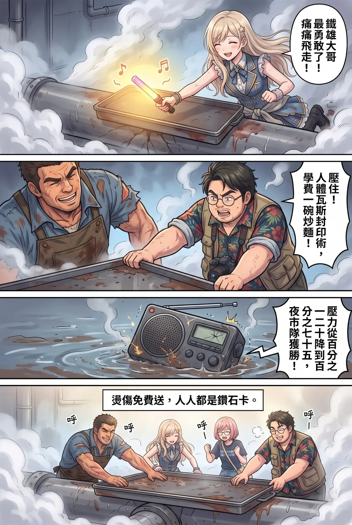 末日鐵板燒：老闆，喪屍要加辣嗎？ 第 10 集　末日鐵板燒：老闆，喪屍要加辣嗎？ - 第十章：鐵板還熱著，人就還活著 第 10 頁