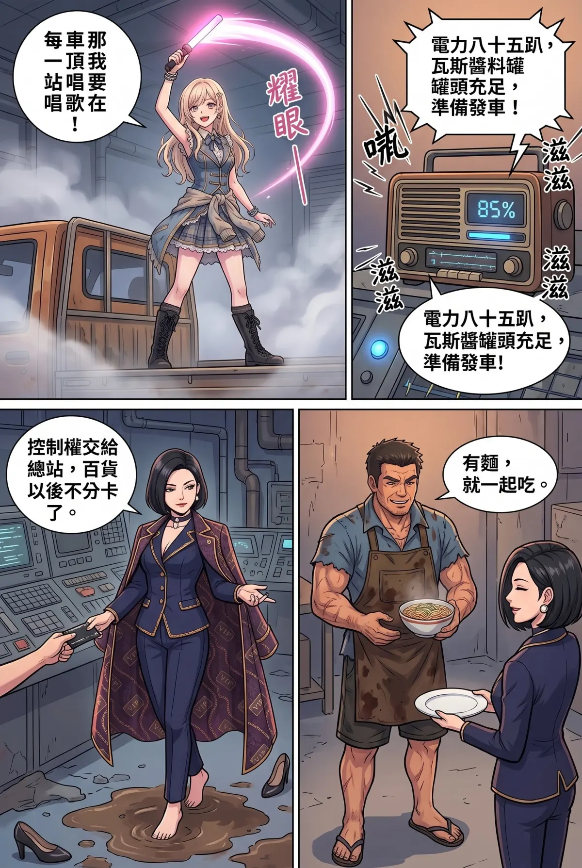 末日鐵板燒：老闆，喪屍要加辣嗎？ 第 10 集　末日鐵板燒：老闆，喪屍要加辣嗎？ - 第十章：鐵板還熱著，人就還活著 第 17 頁