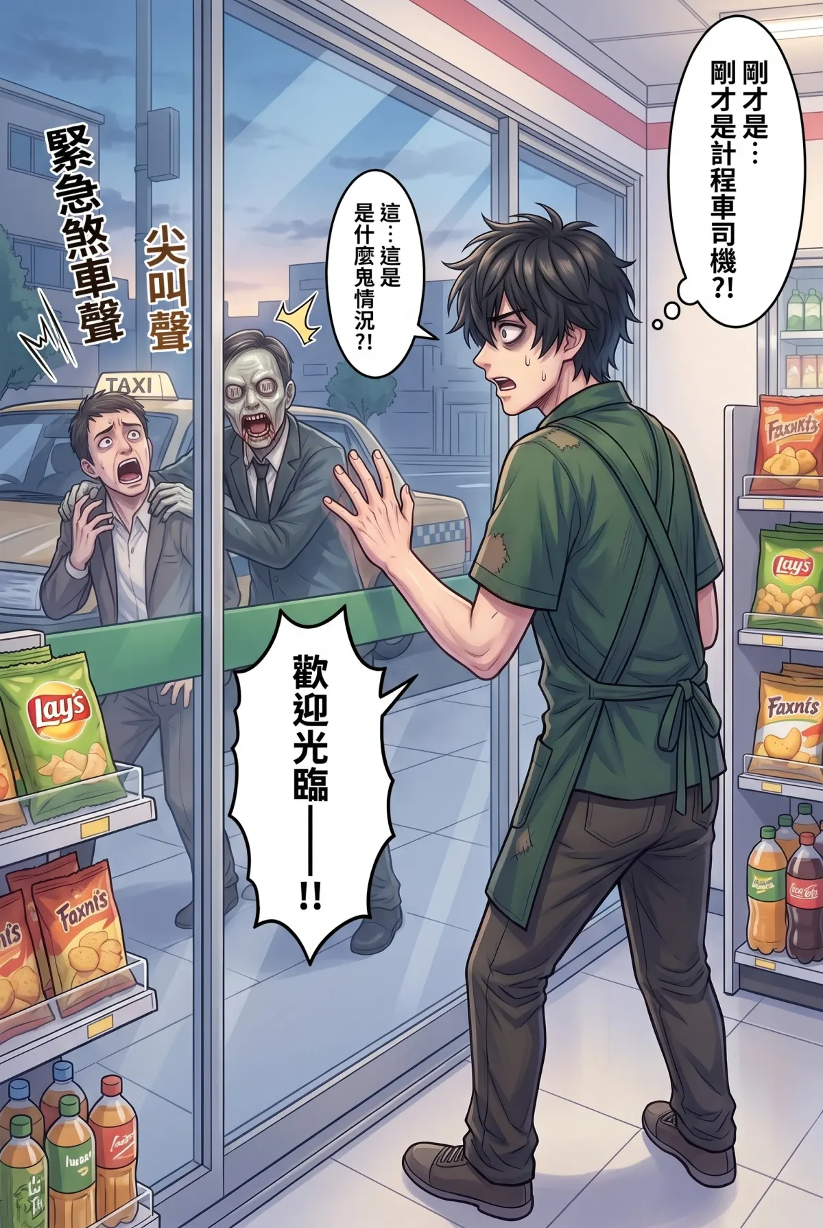 歡迎光臨末日堡壘：大夜班店員的過期食品求生指南 第 1 集　歡迎光臨末日堡壘：大夜班店員的過期食品求生指南 - 歡迎光臨，地獄大夜班 第 7 頁