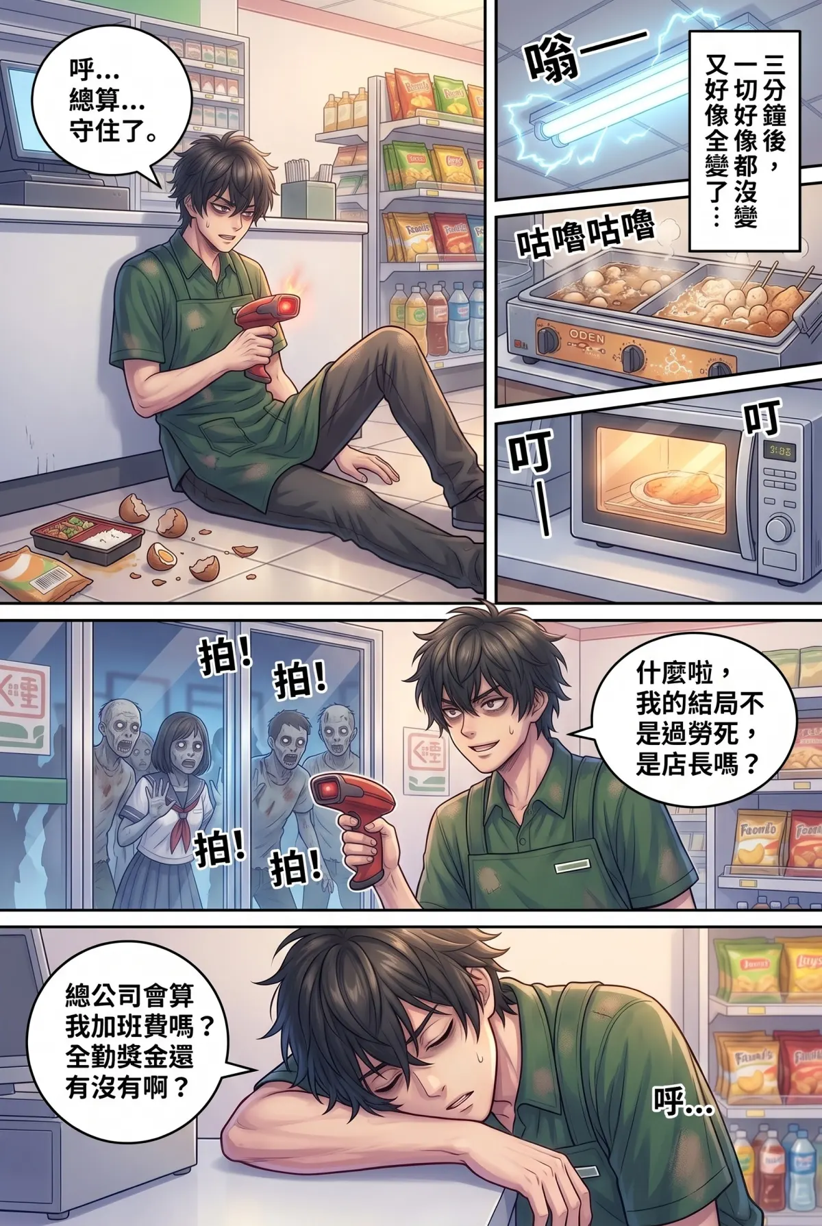 歡迎光臨末日堡壘：大夜班店員的過期食品求生指南 第 1 集　歡迎光臨末日堡壘：大夜班店員的過期食品求生指南 - 歡迎光臨，地獄大夜班 第 18 頁