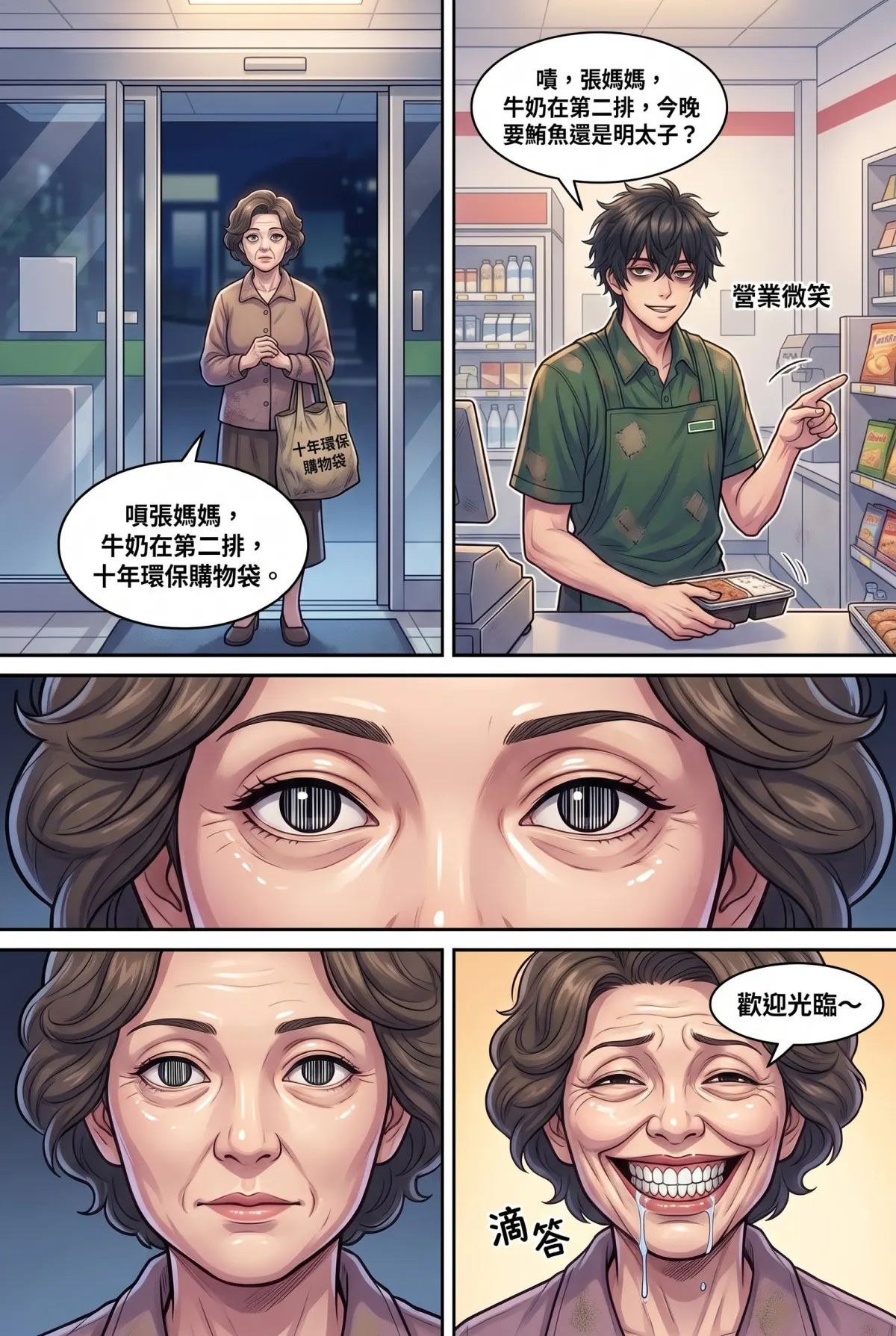 歡迎光臨末日堡壘：大夜班店員的過期食品求生指南 第 1 集　歡迎光臨末日堡壘：大夜班店員的過期食品求生指南 - 歡迎光臨，地獄大夜班 第 4 頁