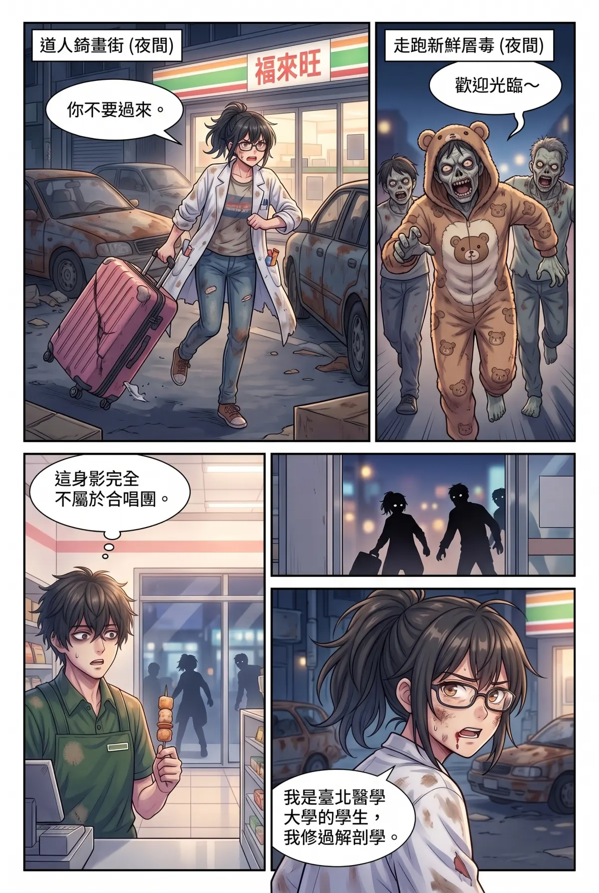 歡迎光臨末日堡壘：大夜班店員的過期食品求生指南 第 2 集　歡迎光臨末日堡壘：大夜班店員的過期食品求生指南 - 鑽石級會員與廢柴醫學生 第 6 頁