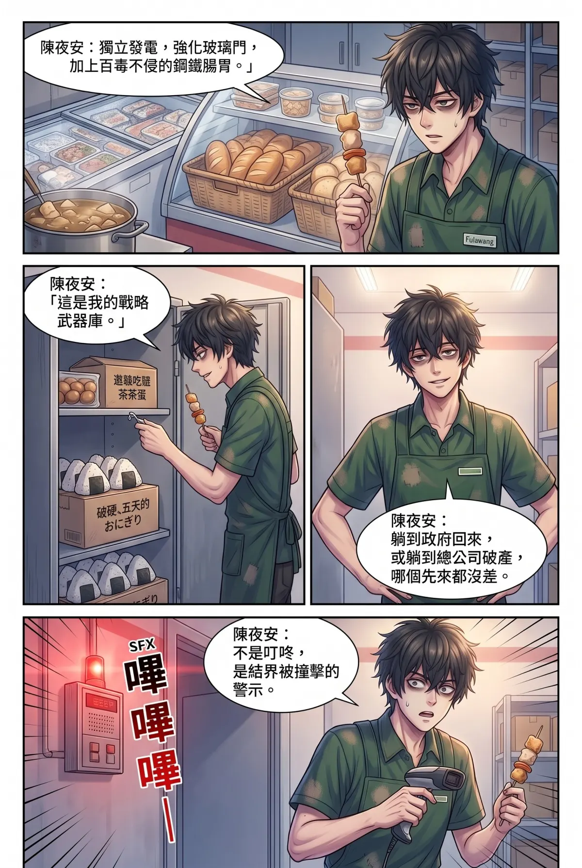 歡迎光臨末日堡壘：大夜班店員的過期食品求生指南 第 2 集　歡迎光臨末日堡壘：大夜班店員的過期食品求生指南 - 鑽石級會員與廢柴醫學生 第 5 頁