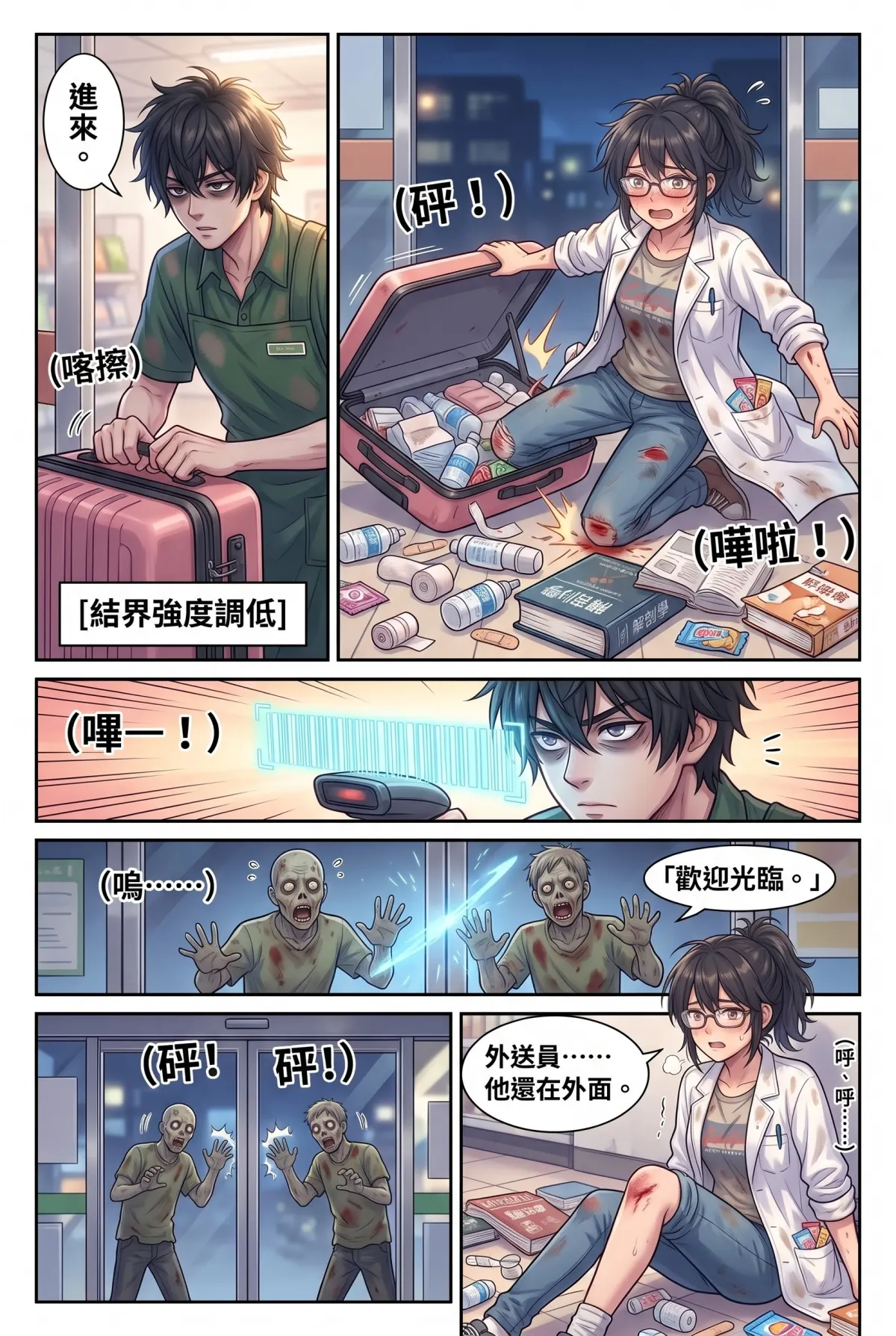 歡迎光臨末日堡壘：大夜班店員的過期食品求生指南 第 2 集　歡迎光臨末日堡壘：大夜班店員的過期食品求生指南 - 鑽石級會員與廢柴醫學生 第 9 頁