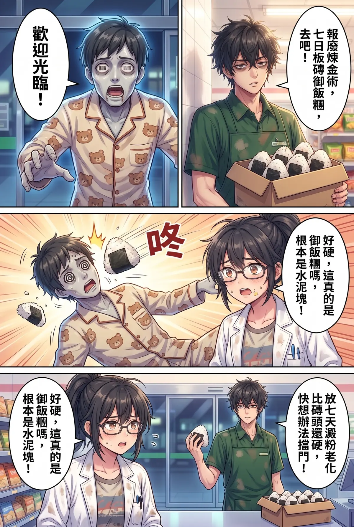 歡迎光臨末日堡壘：大夜班店員的過期食品求生指南 第 3 集　歡迎光臨末日堡壘：大夜班店員的過期食品求生指南 - 旺旺早安，你的業績地獄 第 9 頁