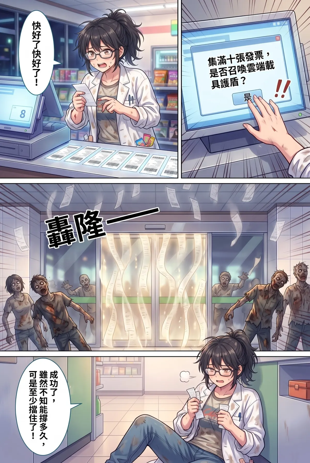 歡迎光臨末日堡壘：大夜班店員的過期食品求生指南 第 3 集　歡迎光臨末日堡壘：大夜班店員的過期食品求生指南 - 旺旺早安，你的業績地獄 第 13 頁