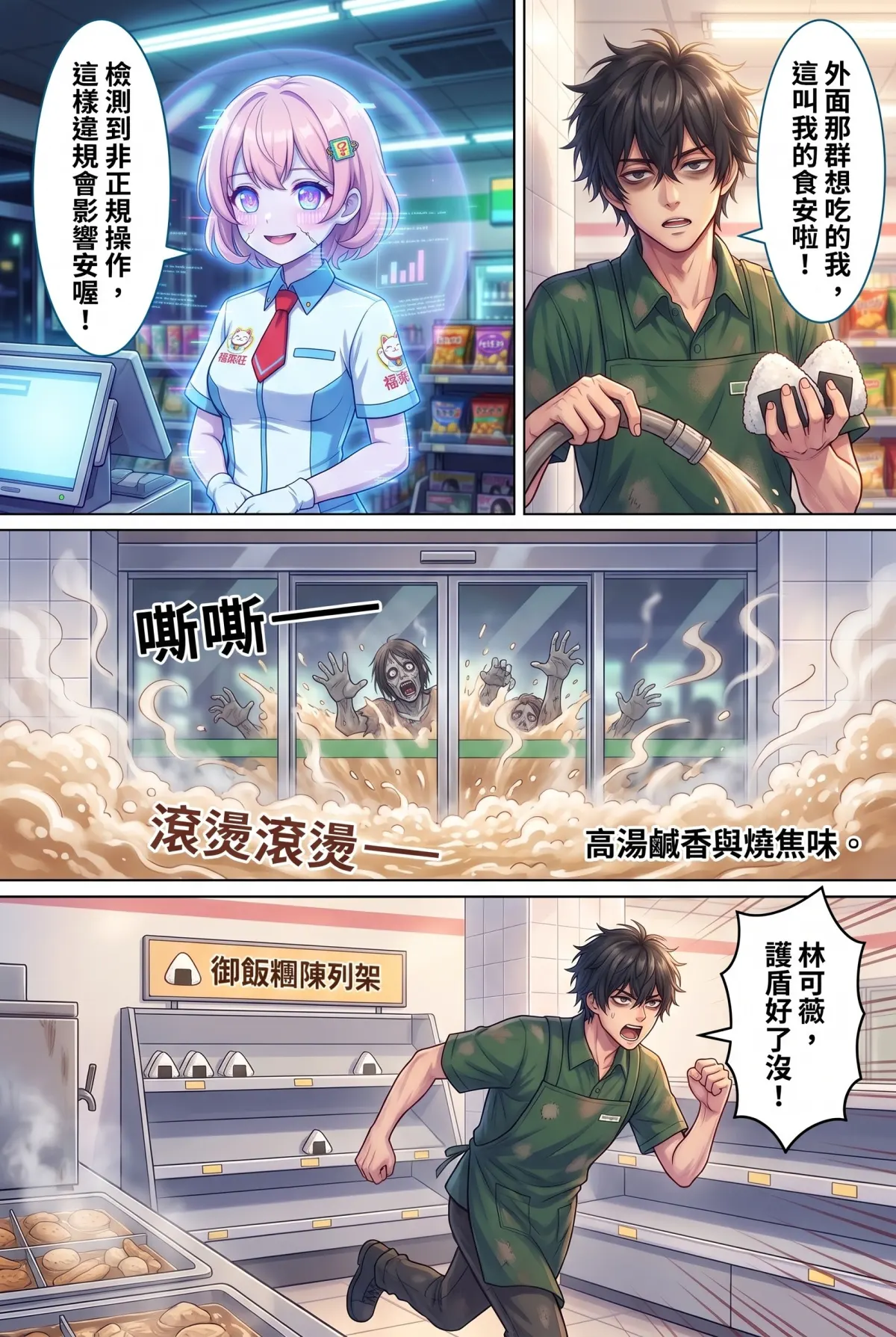 歡迎光臨末日堡壘：大夜班店員的過期食品求生指南 第 3 集　歡迎光臨末日堡壘：大夜班店員的過期食品求生指南 - 旺旺早安，你的業績地獄 第 12 頁