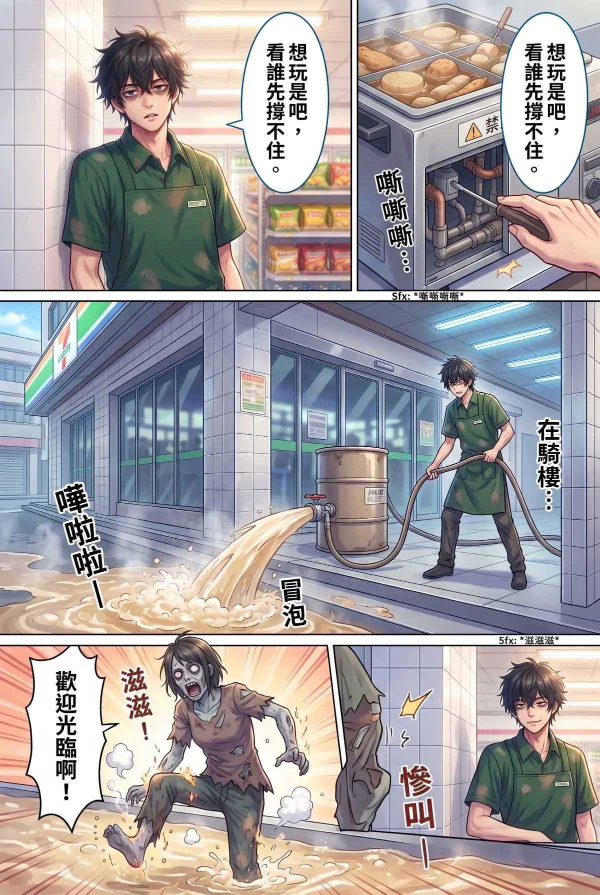 歡迎光臨末日堡壘：大夜班店員的過期食品求生指南 第 3 集　歡迎光臨末日堡壘：大夜班店員的過期食品求生指南 - 旺旺早安，你的業績地獄 第 11 頁