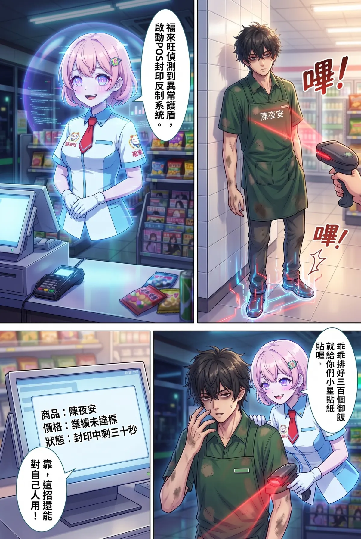 歡迎光臨末日堡壘：大夜班店員的過期食品求生指南 第 3 集　歡迎光臨末日堡壘：大夜班店員的過期食品求生指南 - 旺旺早安，你的業績地獄 第 14 頁