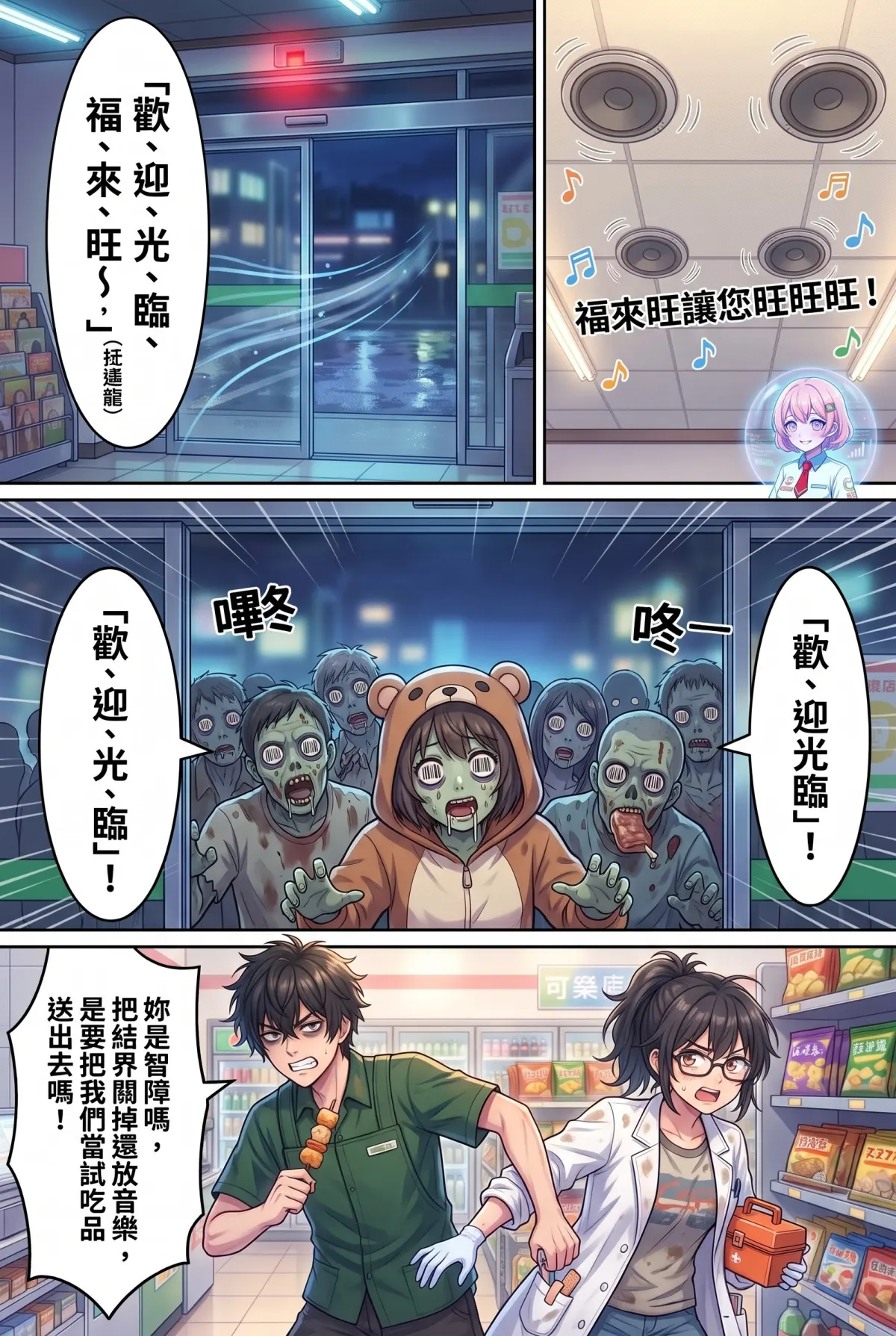 歡迎光臨末日堡壘：大夜班店員的過期食品求生指南 第 3 集　歡迎光臨末日堡壘：大夜班店員的過期食品求生指南 - 旺旺早安，你的業績地獄 第 7 頁