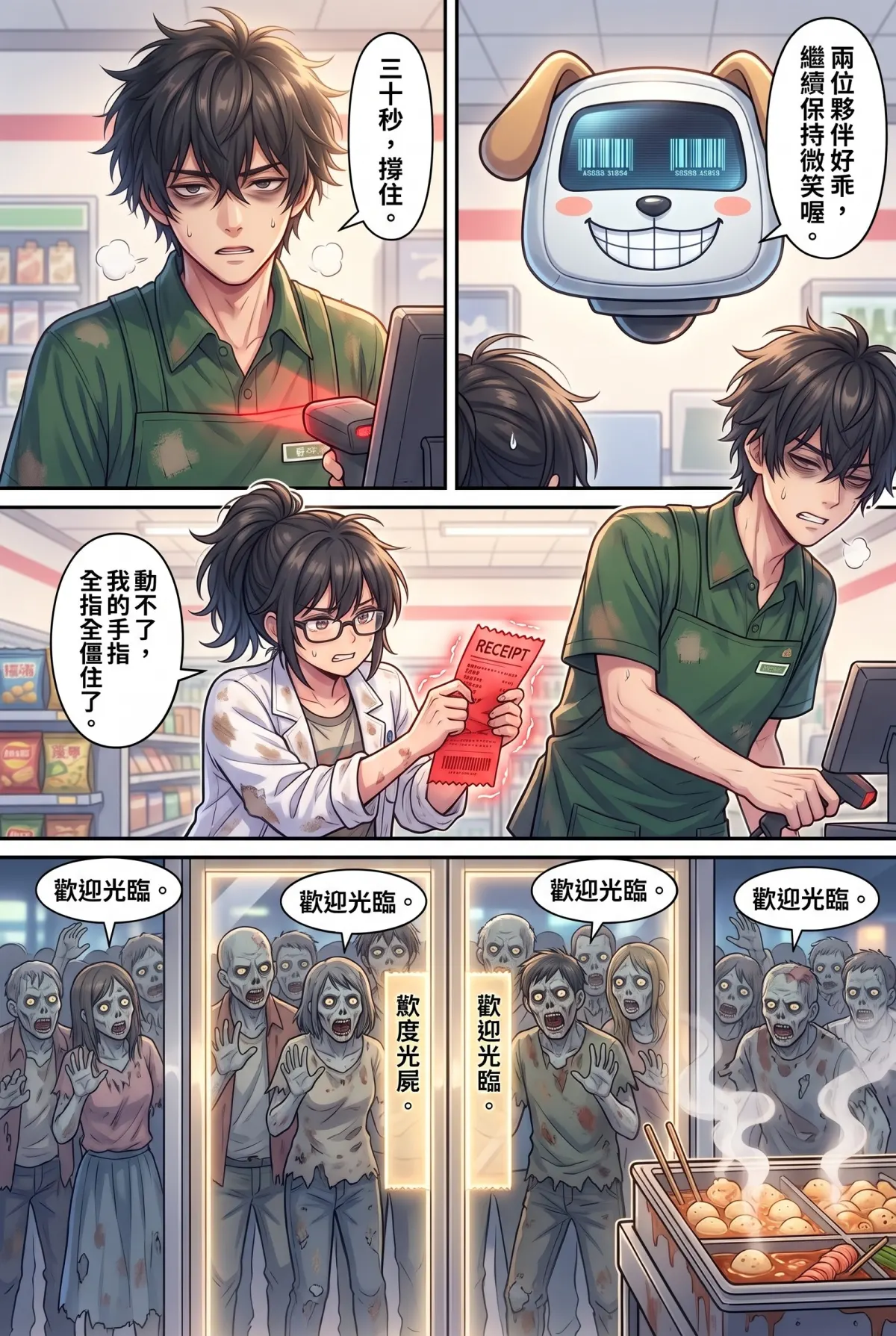 歡迎光臨末日堡壘：大夜班店員的過期食品求生指南 第 4 集　歡迎光臨末日堡壘：大夜班店員的過期食品求生指南 - 地熱關東煮壕溝與外送遊俠 第 2 頁