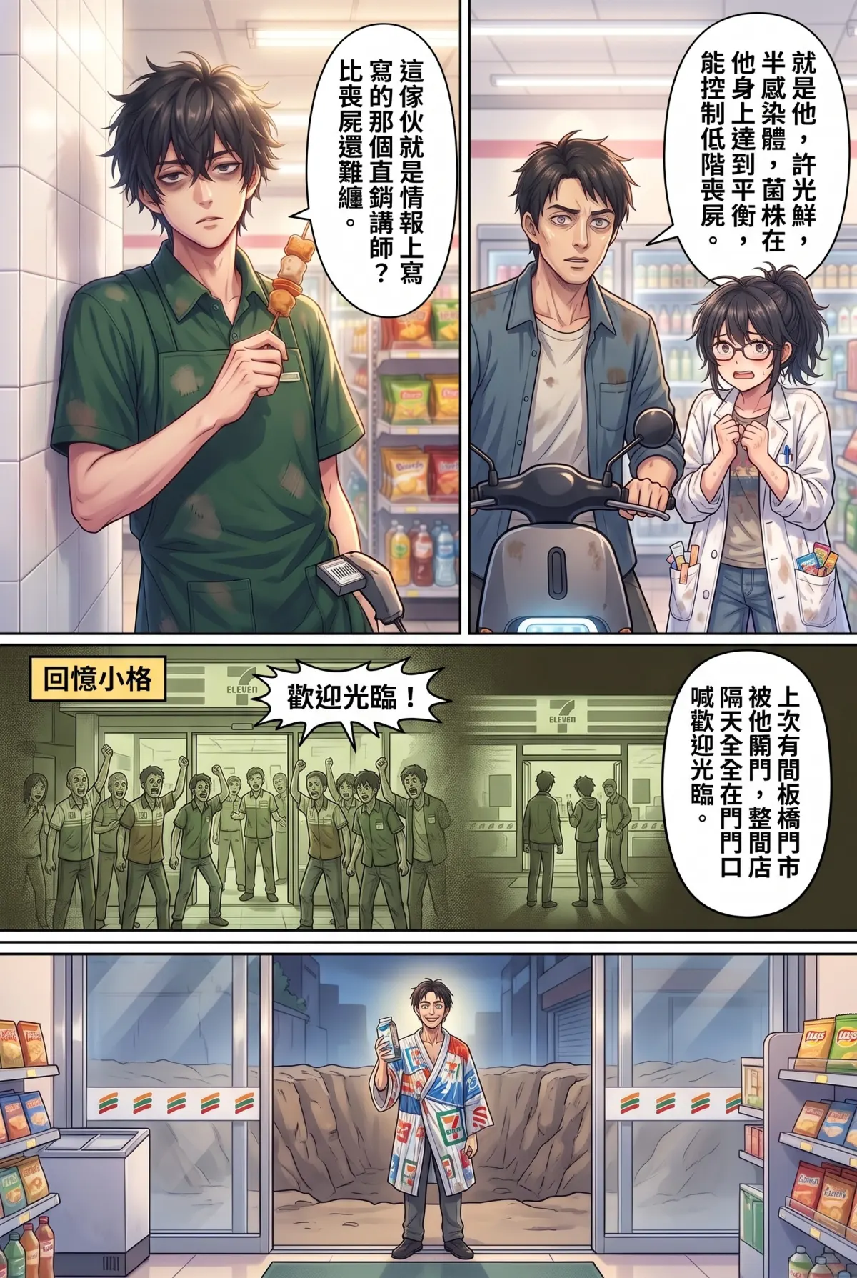 歡迎光臨末日堡壘：大夜班店員的過期食品求生指南 第 5 集　歡迎光臨末日堡壘：大夜班店員的過期食品求生指南 - 發酵布丁與鮮度教團 第 9 頁