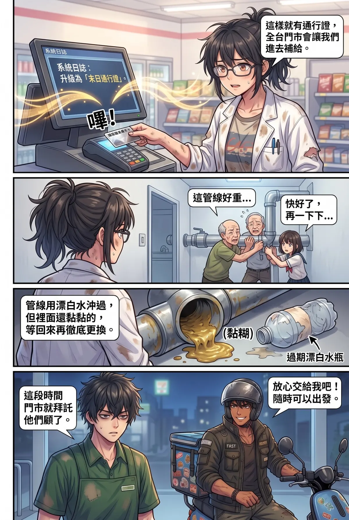 歡迎光臨末日堡壘：大夜班店員的過期食品求生指南 第 7 集　歡迎光臨末日堡壘：大夜班店員的過期食品求生指南 - 環島集章，啟程 第 13 頁
