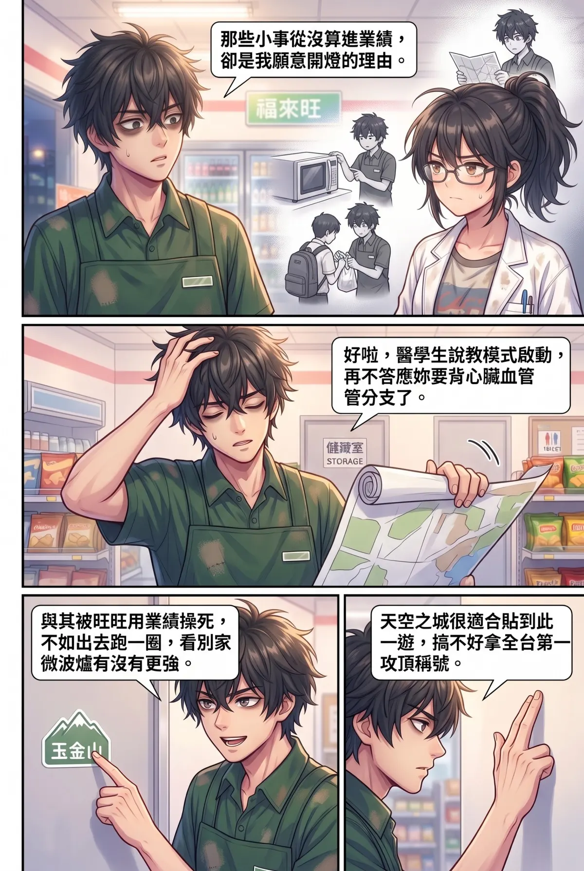 歡迎光臨末日堡壘：大夜班店員的過期食品求生指南 第 7 集　歡迎光臨末日堡壘：大夜班店員的過期食品求生指南 - 環島集章，啟程 第 11 頁
