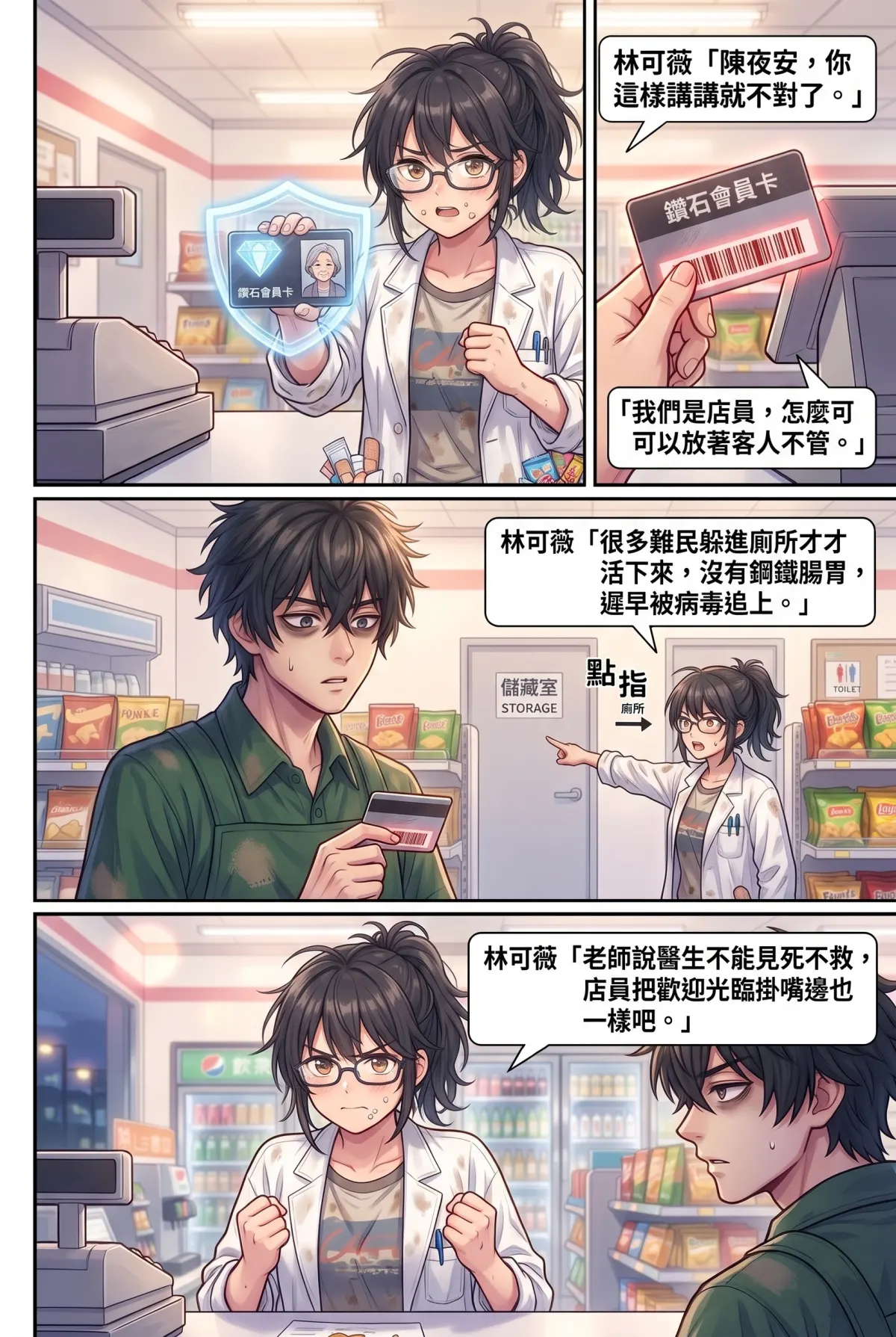 歡迎光臨末日堡壘：大夜班店員的過期食品求生指南 第 7 集　歡迎光臨末日堡壘：大夜班店員的過期食品求生指南 - 環島集章，啟程 第 10 頁